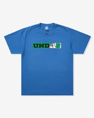 UNDEFEATED BUMPER STICKER S/S TEE - ROYAL