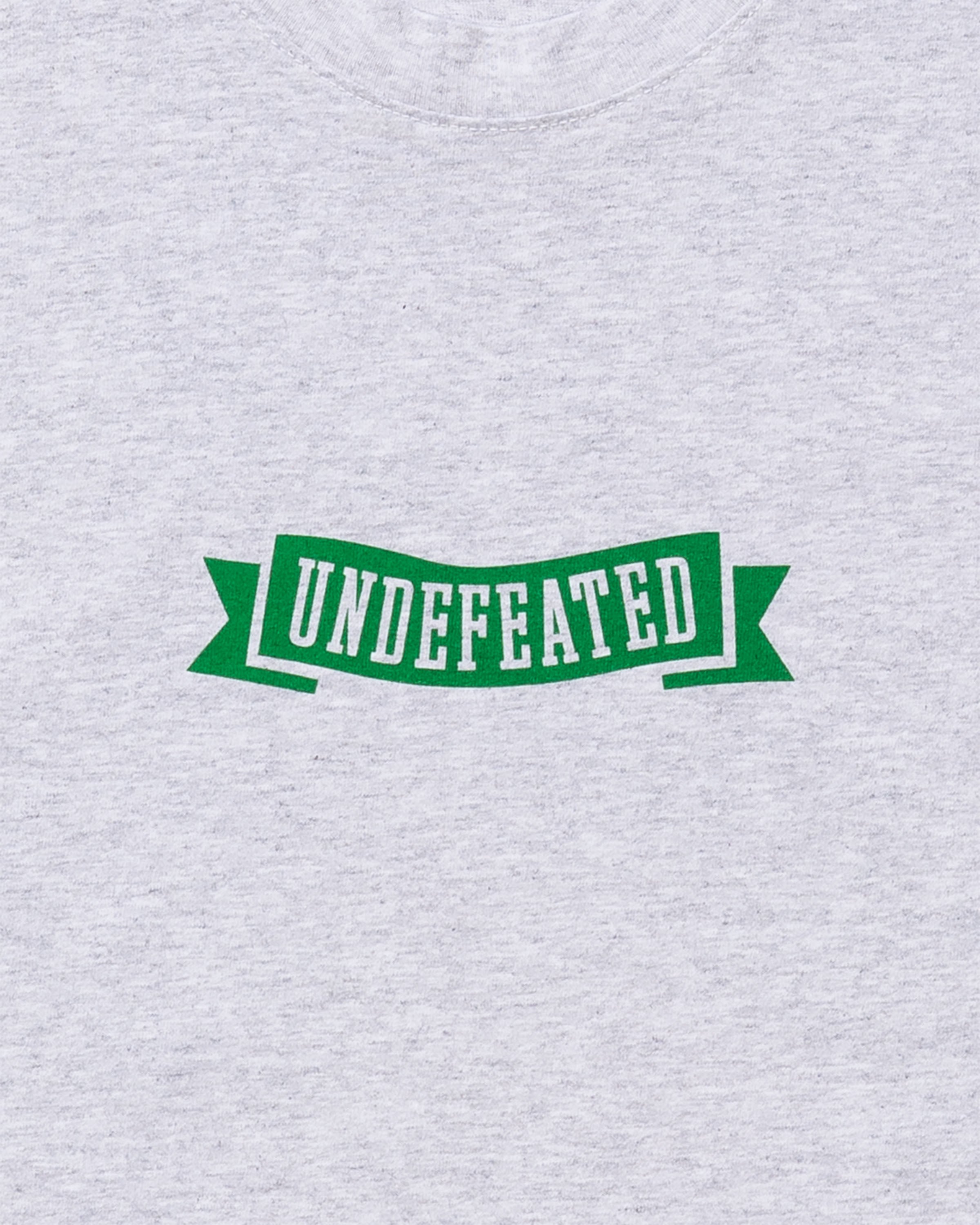 UNDEFEATED RIBBON S/S TEE - HEATHER GREY