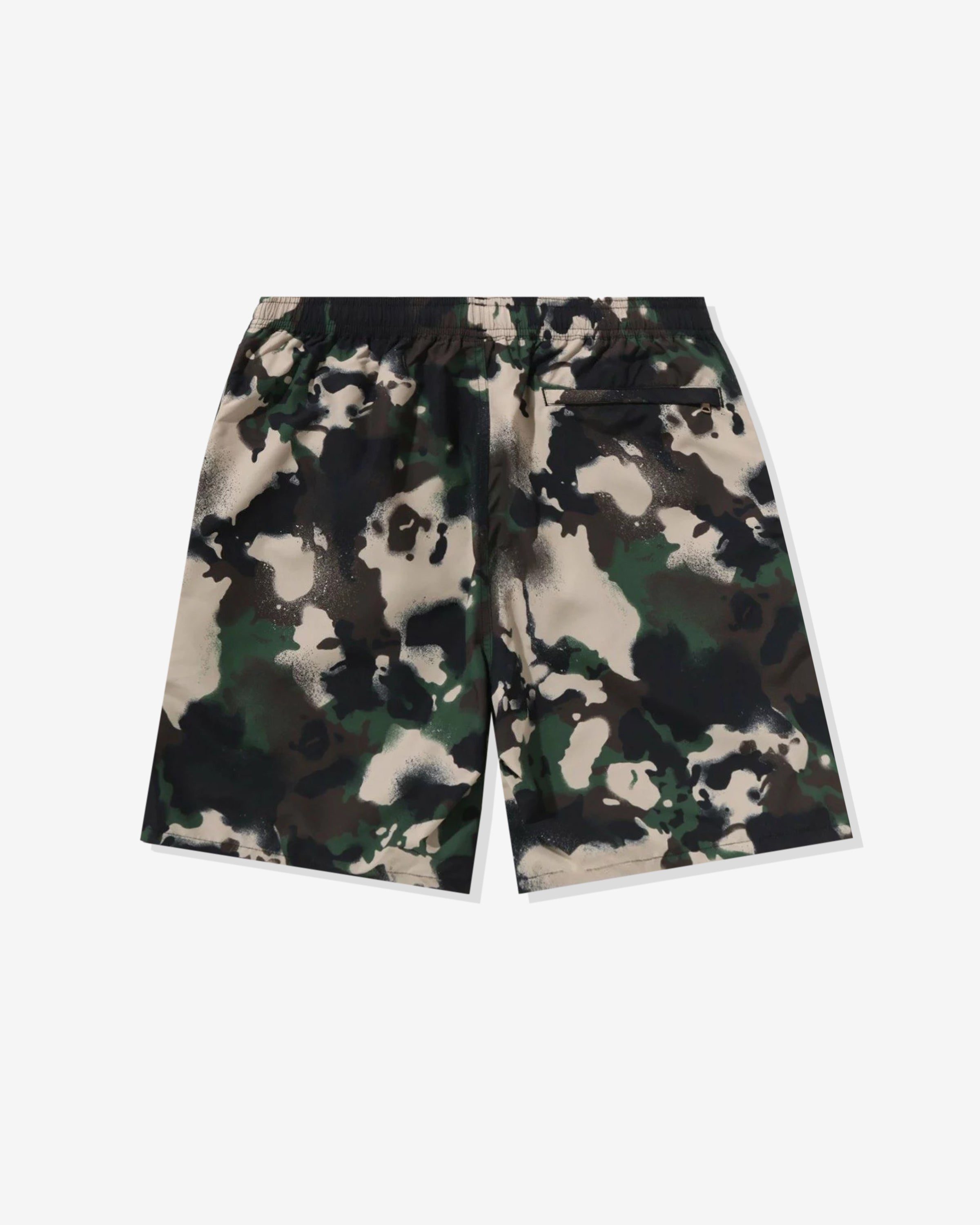 BAPE MAP CAMO REGULAR FIT BEACH SHORTS - GREEN -