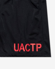 UACTP X GARDAR EIDE EINARSSON STENCIL MESH SHORT - BLACK