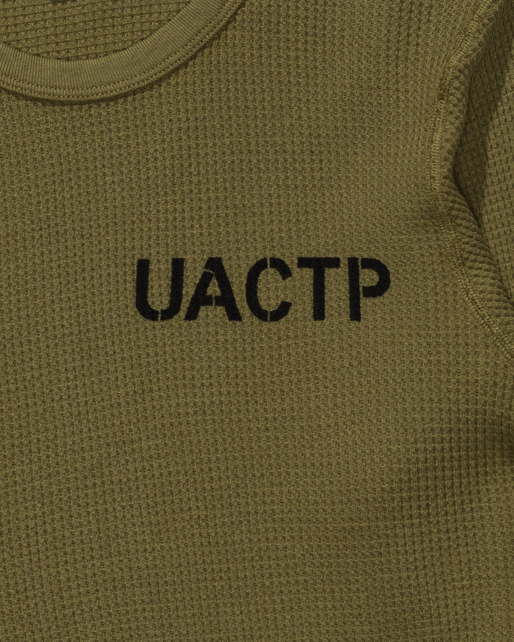 UACTP X GARDAR EIDE EINARSSON STENCIL L/S THERMAL - OLIVE
