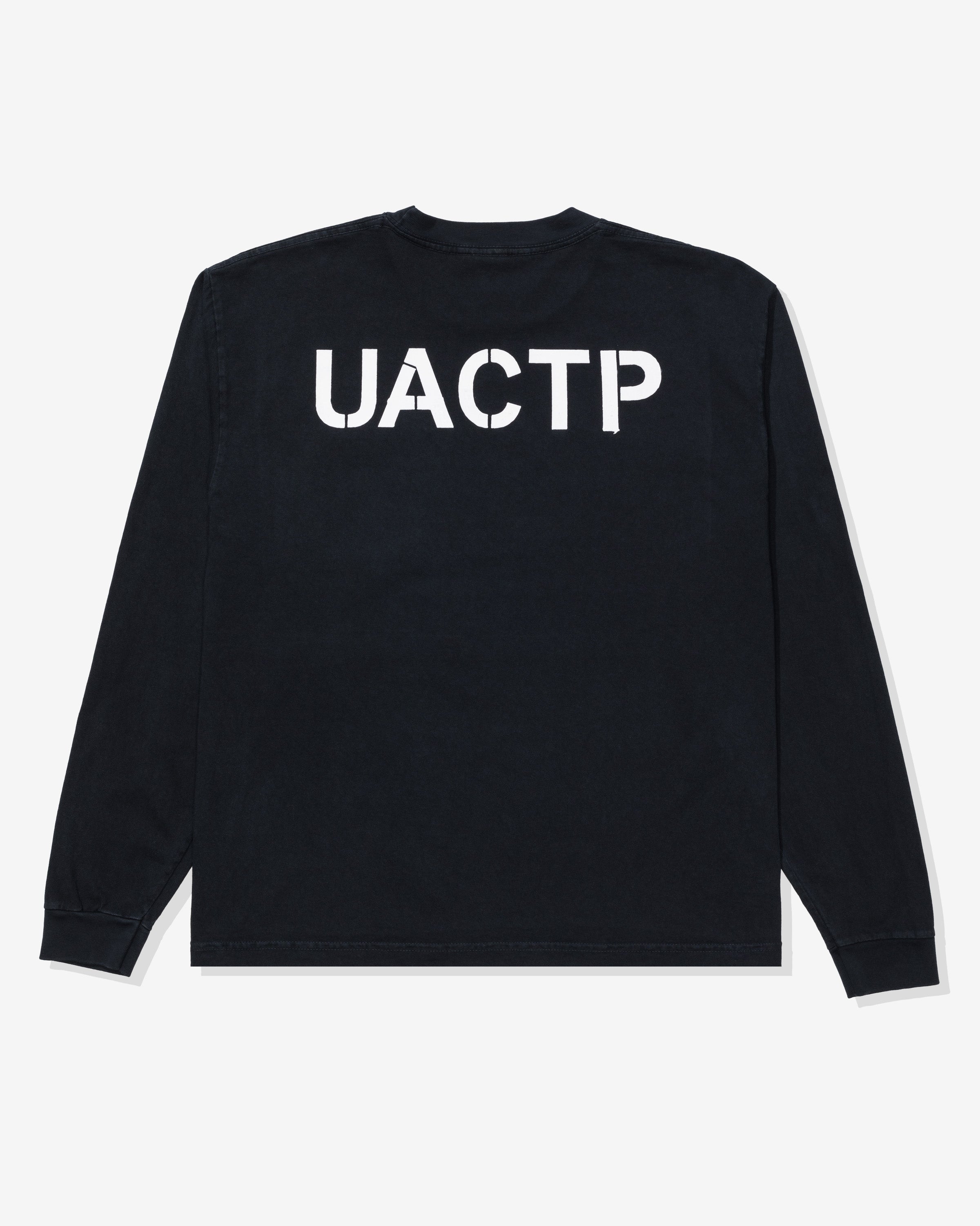 UACTP X GARDAR EIDE EINARSSON STENCIL L/S POCKET TEE - BLACK