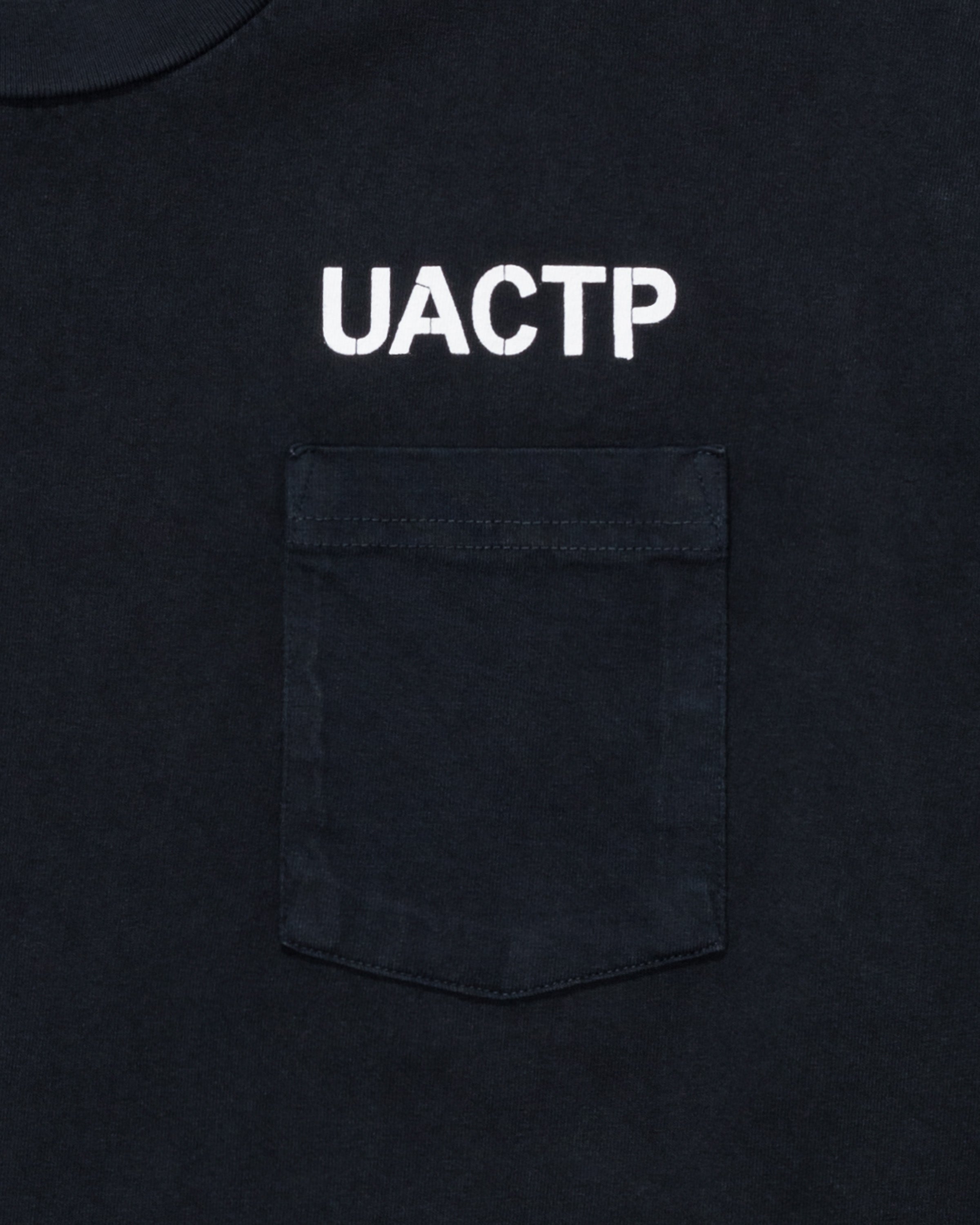 UACTP X GARDAR EIDE EINARSSON STENCIL L/S POCKET TEE - BLACK