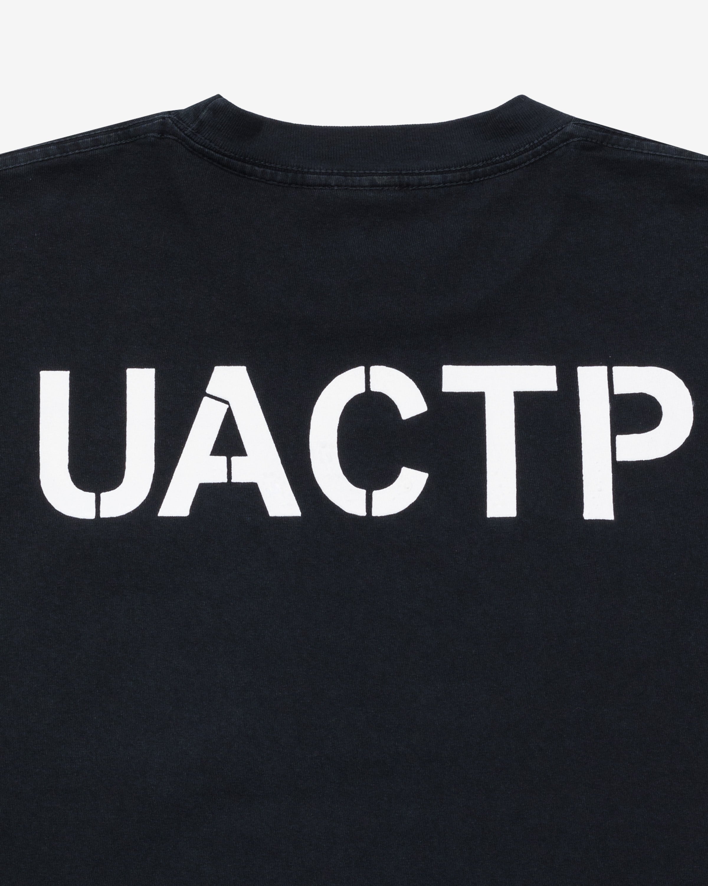 UACTP X GARDAR EIDE EINARSSON STENCIL L/S POCKET TEE - BLACK