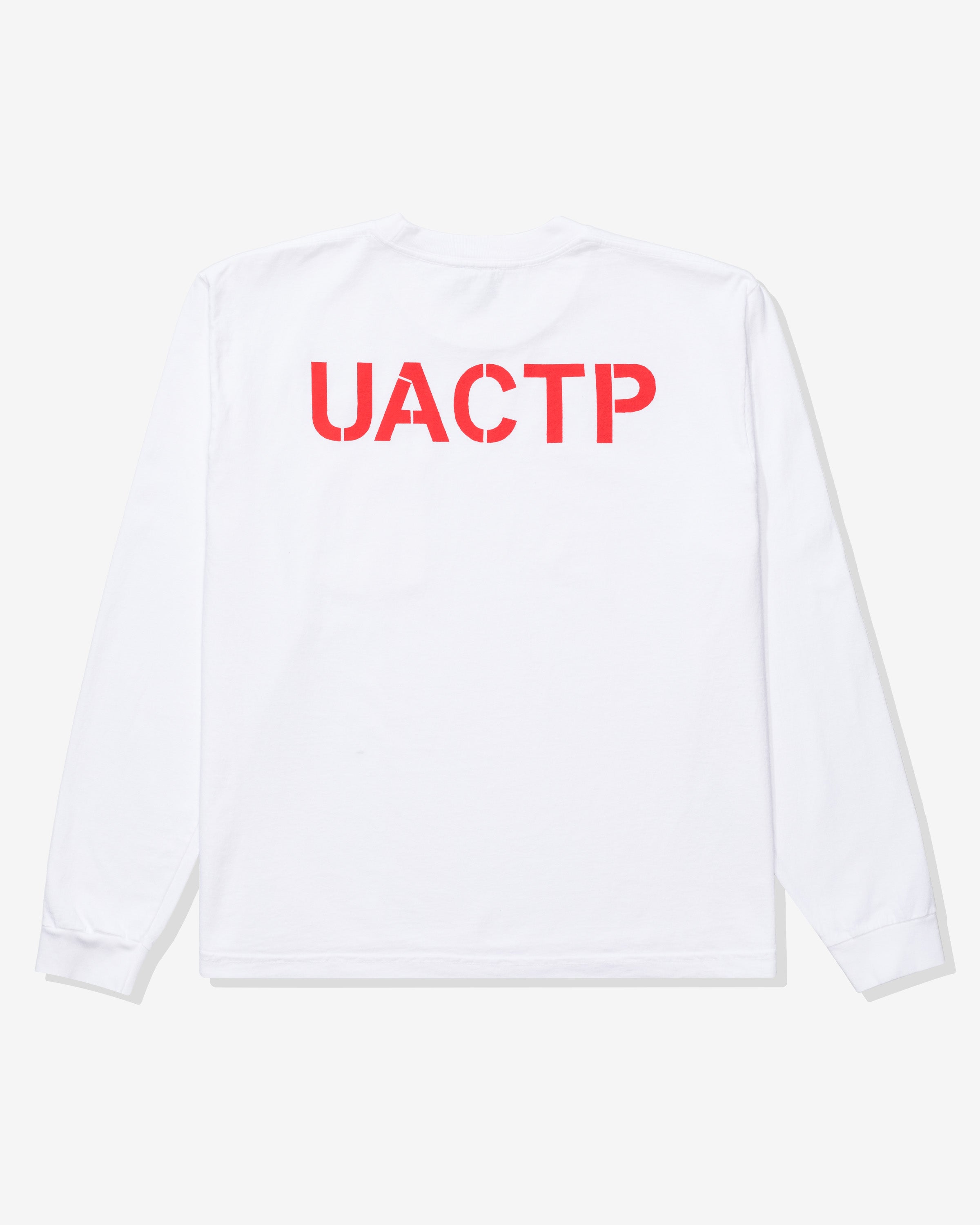 UACTP X GARDAR EIDE EINARSSON STENCIL L/S POCKET TEE - WHITE
