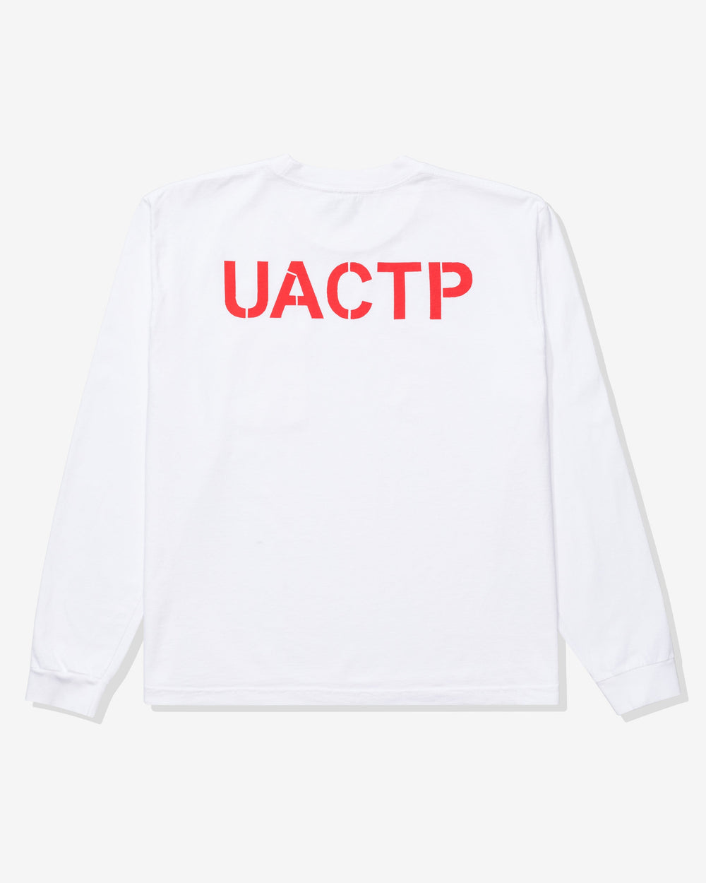 UACTP X GARDAR EIDE EINARSSON STENCIL L/S POCKET TEE - WHITE