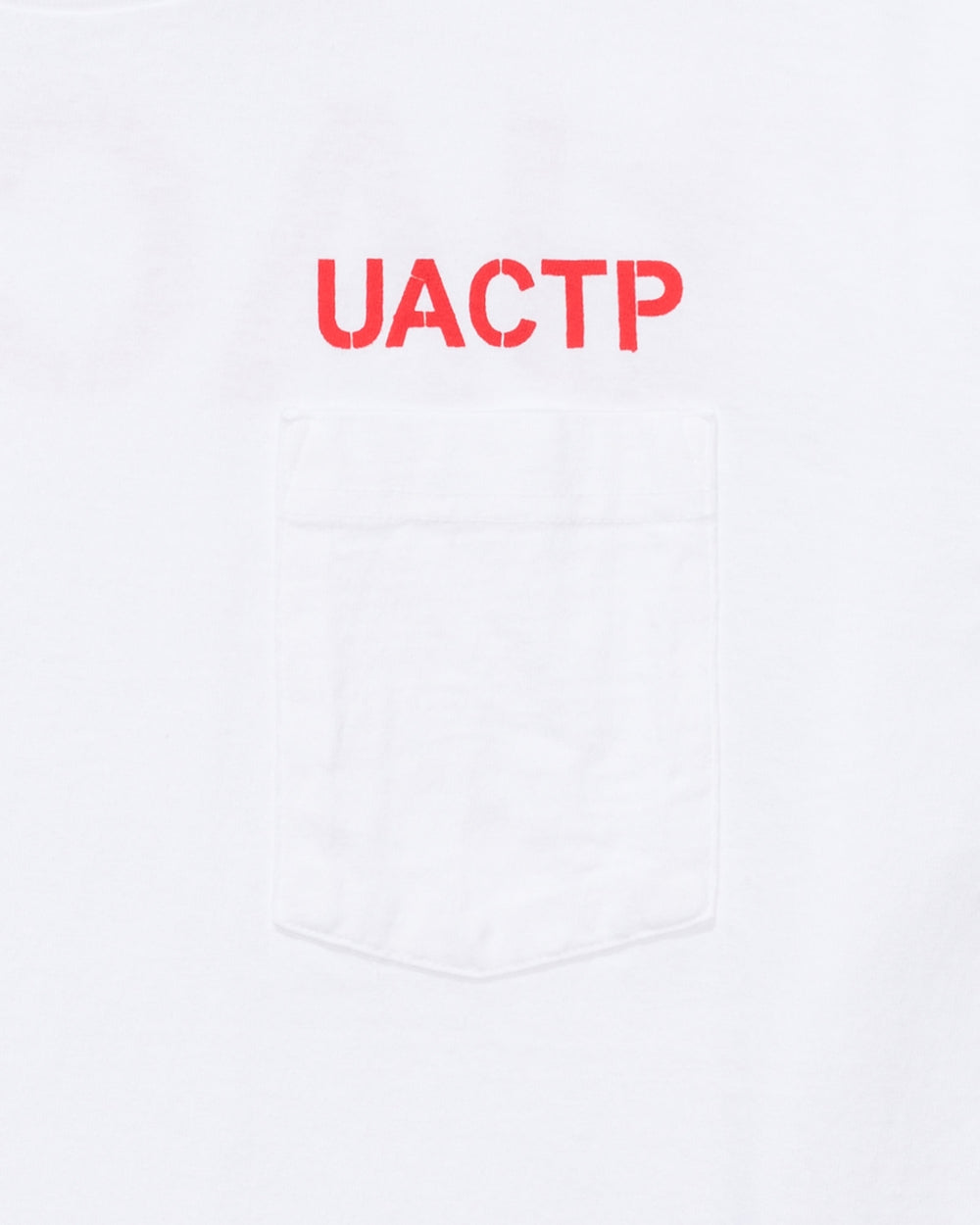 UACTP X GARDAR EIDE EINARSSON STENCIL L/S POCKET TEE - WHITE