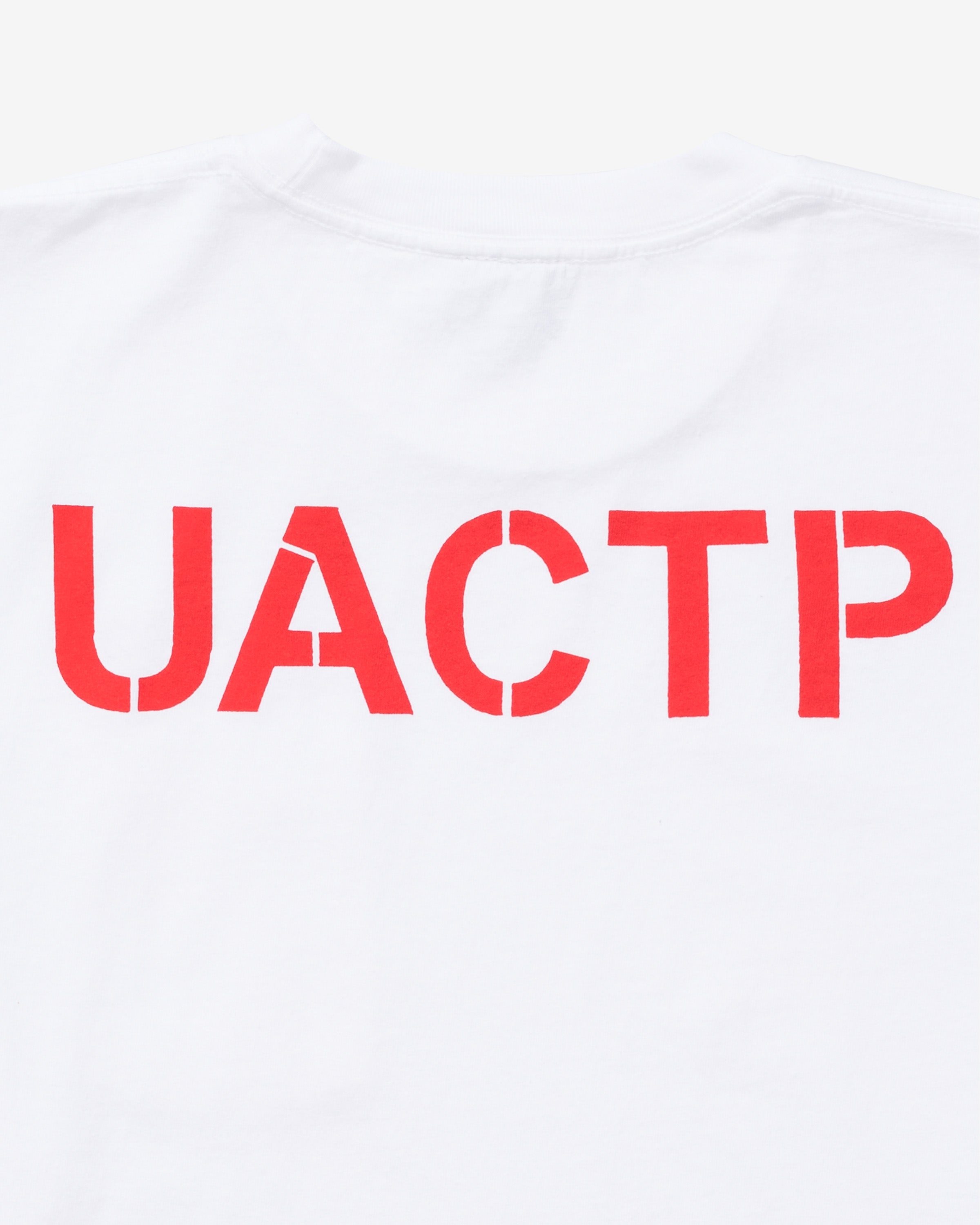 UACTP X GARDAR EIDE EINARSSON STENCIL L/S POCKET TEE - WHITE