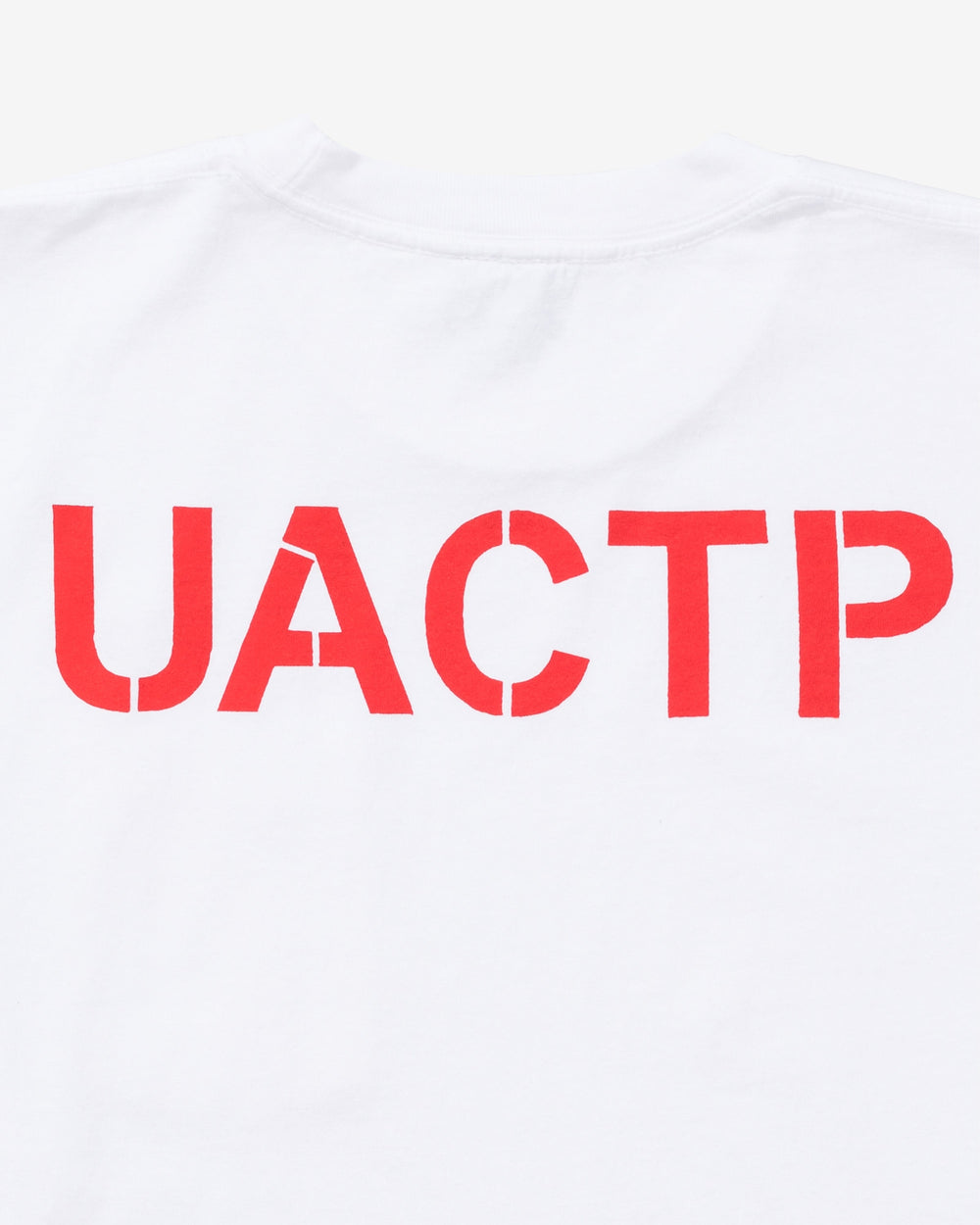 UACTP X GARDAR EIDE EINARSSON STENCIL L/S POCKET TEE - WHITE