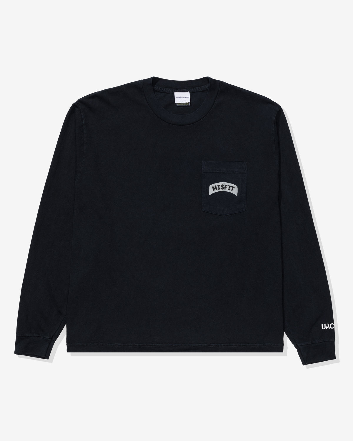 UACTP X GARDAR EIDE EINARSSON STANDARD BRIEF L/S POCKET TEE - BLACK