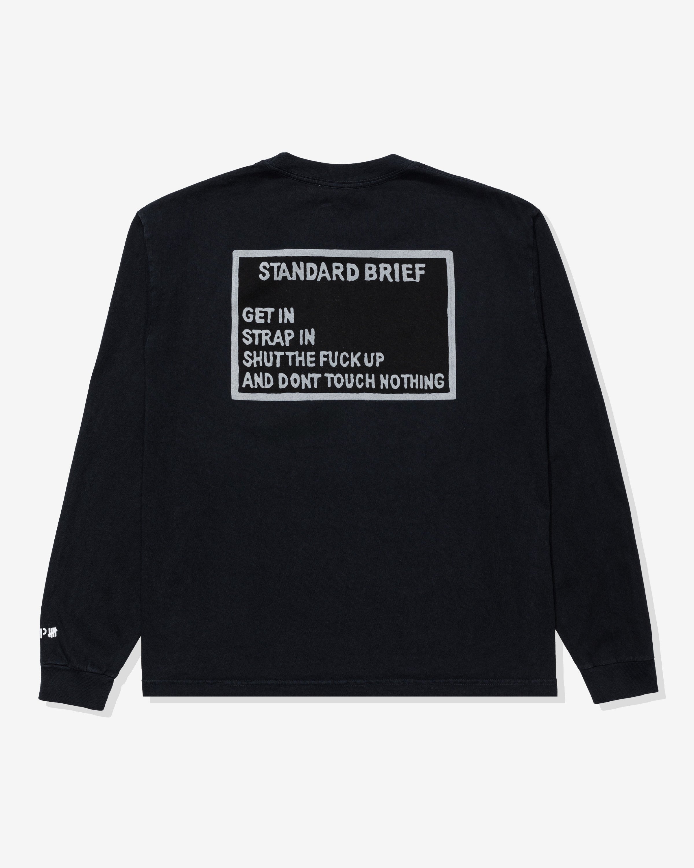 UACTP X GARDAR EIDE EINARSSON STANDARD BRIEF L/S POCKET TEE - BLACK