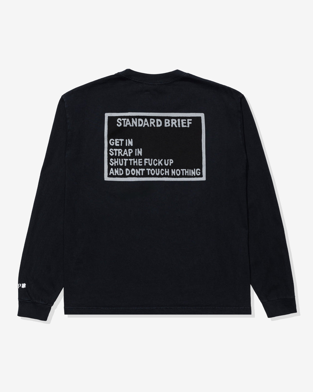 UACTP X GARDAR EIDE EINARSSON STANDARD BRIEF L/S POCKET TEE - BLACK