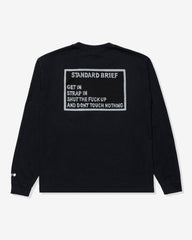 UACTP X GARDAR EIDE EINARSSON STANDARD BRIEF L/S POCKET TEE - BLACK