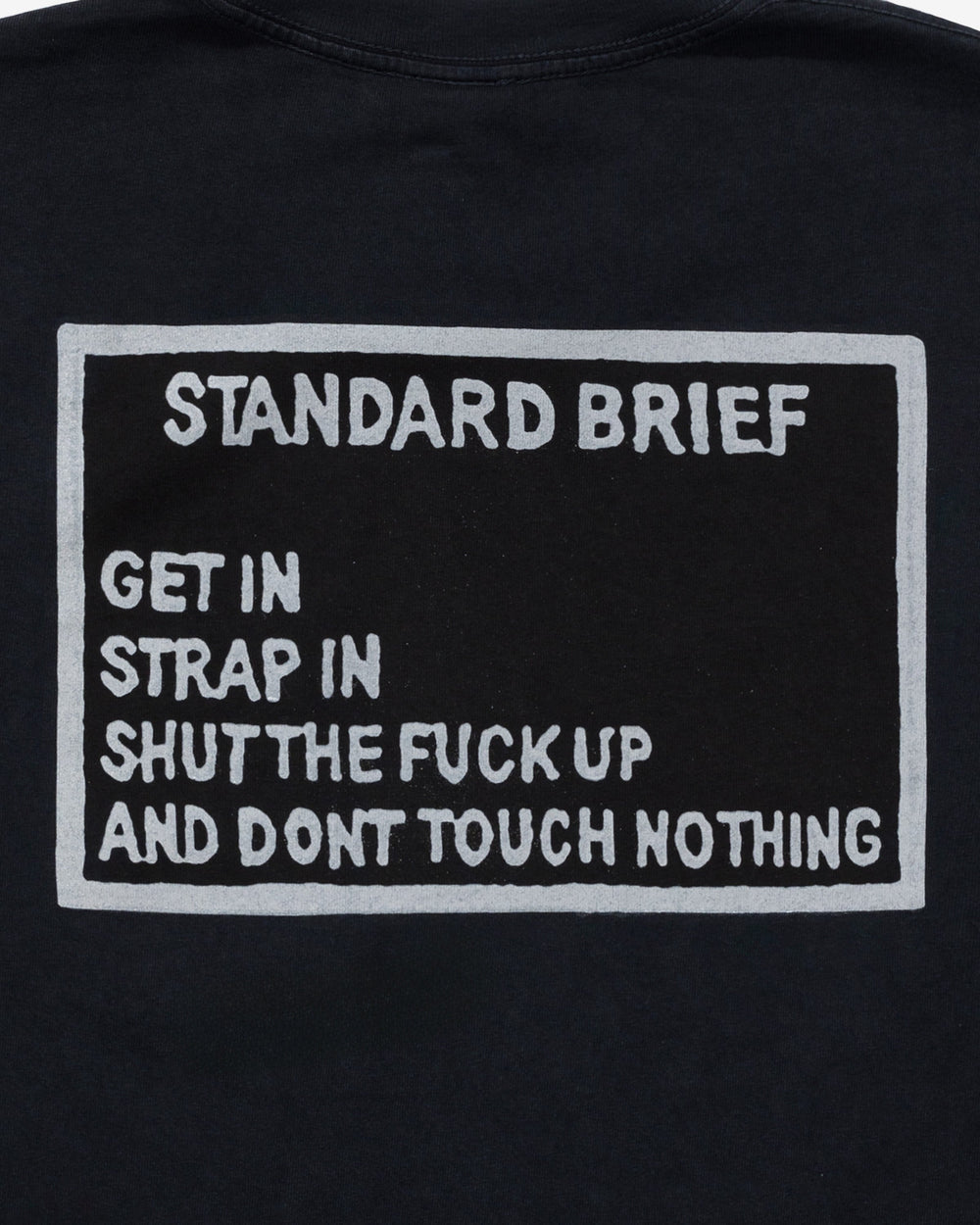 UACTP X GARDAR EIDE EINARSSON STANDARD BRIEF L/S POCKET TEE - BLACK