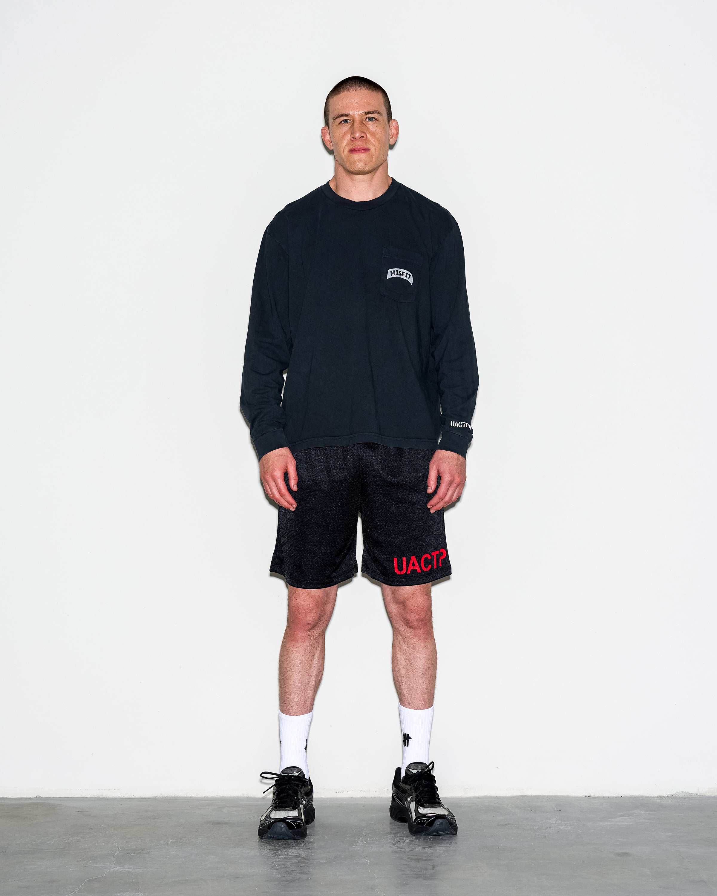 UACTP X GARDAR EIDE EINARSSON STANDARD BRIEF L/S POCKET TEE - BLACK