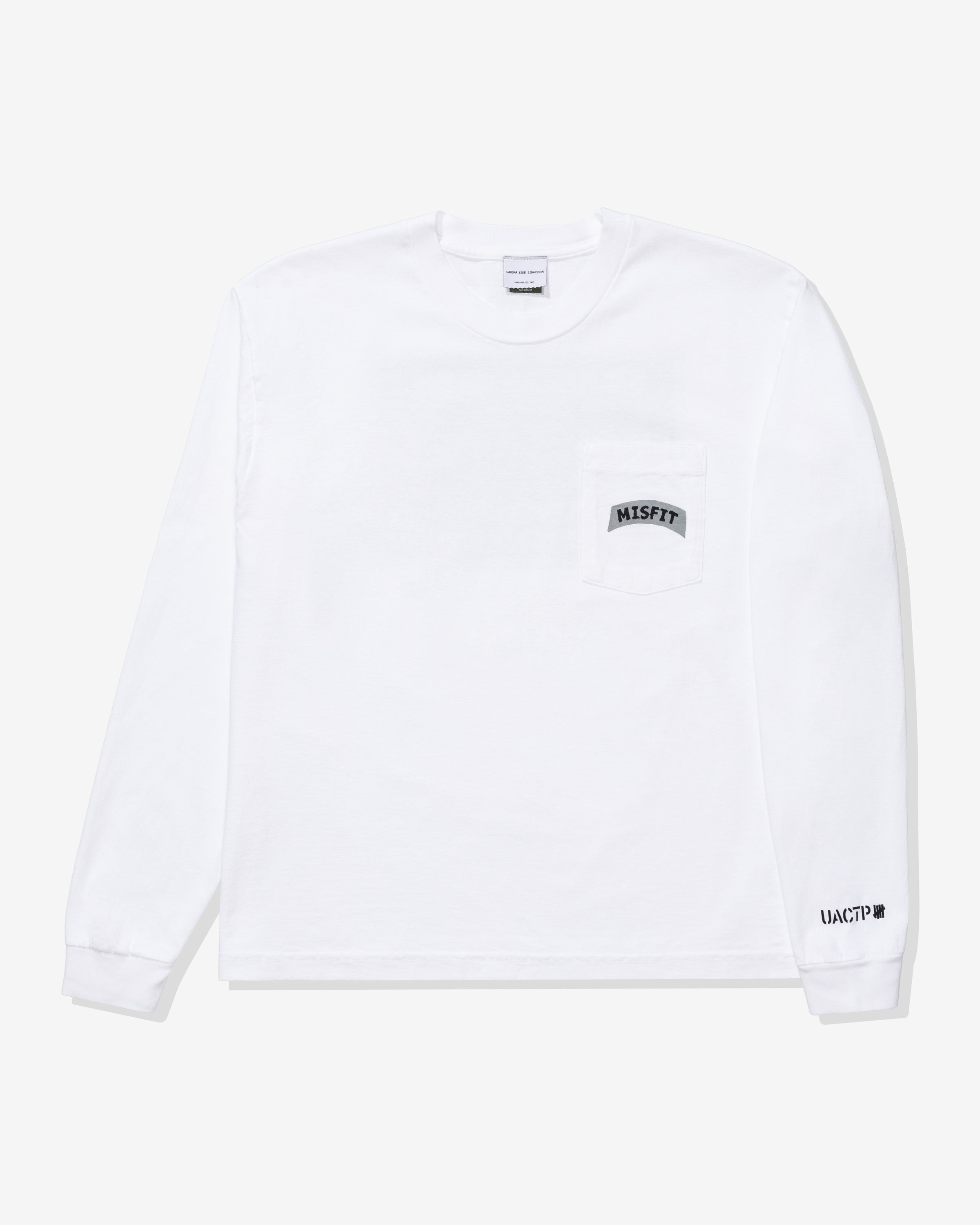 UACTP X GARDAR EIDE EINARSSON STANDARD BRIEF L/S POCKET TEE - WHITE