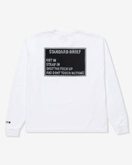 UACTP X GARDAR EIDE EINARSSON STANDARD BRIEF L/S POCKET TEE - WHITE