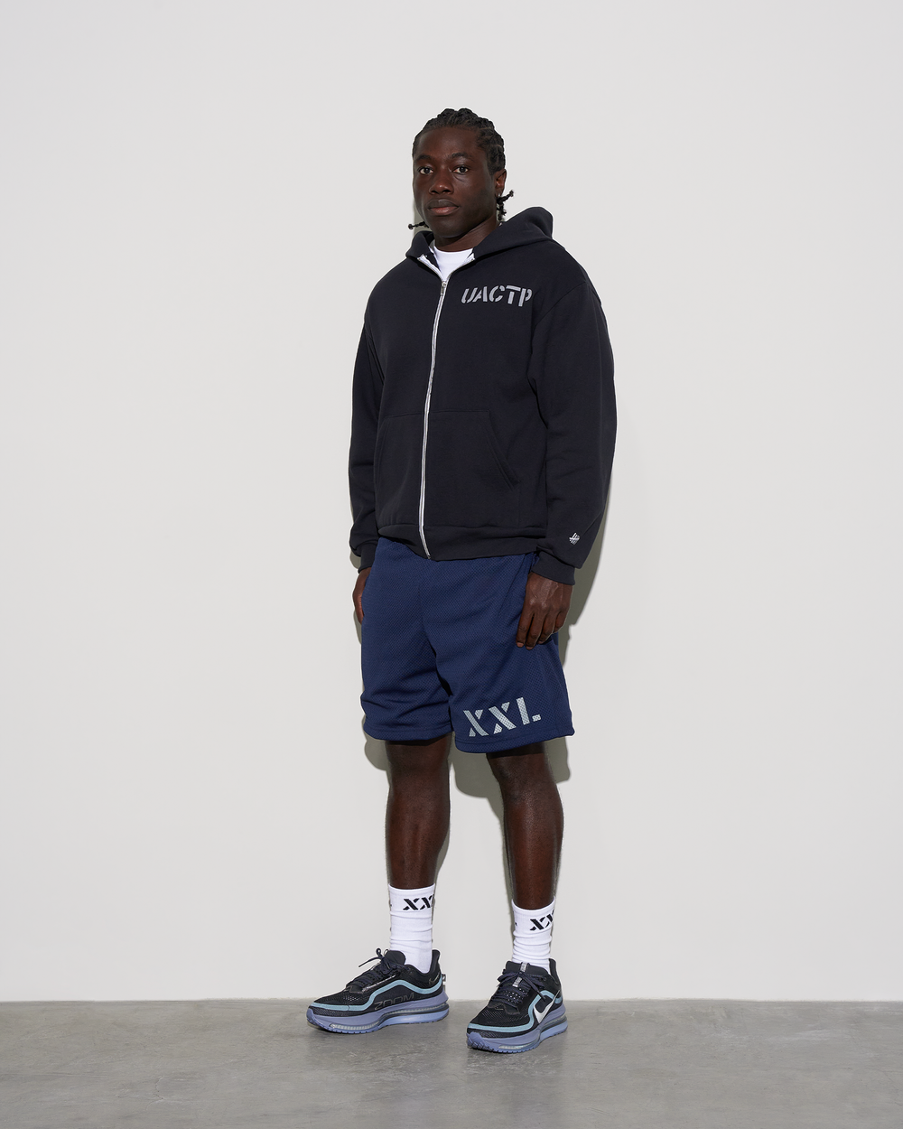 UACTP XXL ZIP HOOD - DARK NAVY