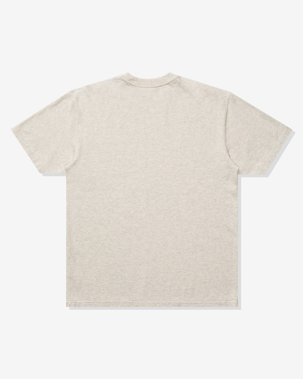 UNDEFEATED LOCKER LABEL S/S TEE - HEATHER OATMEAL