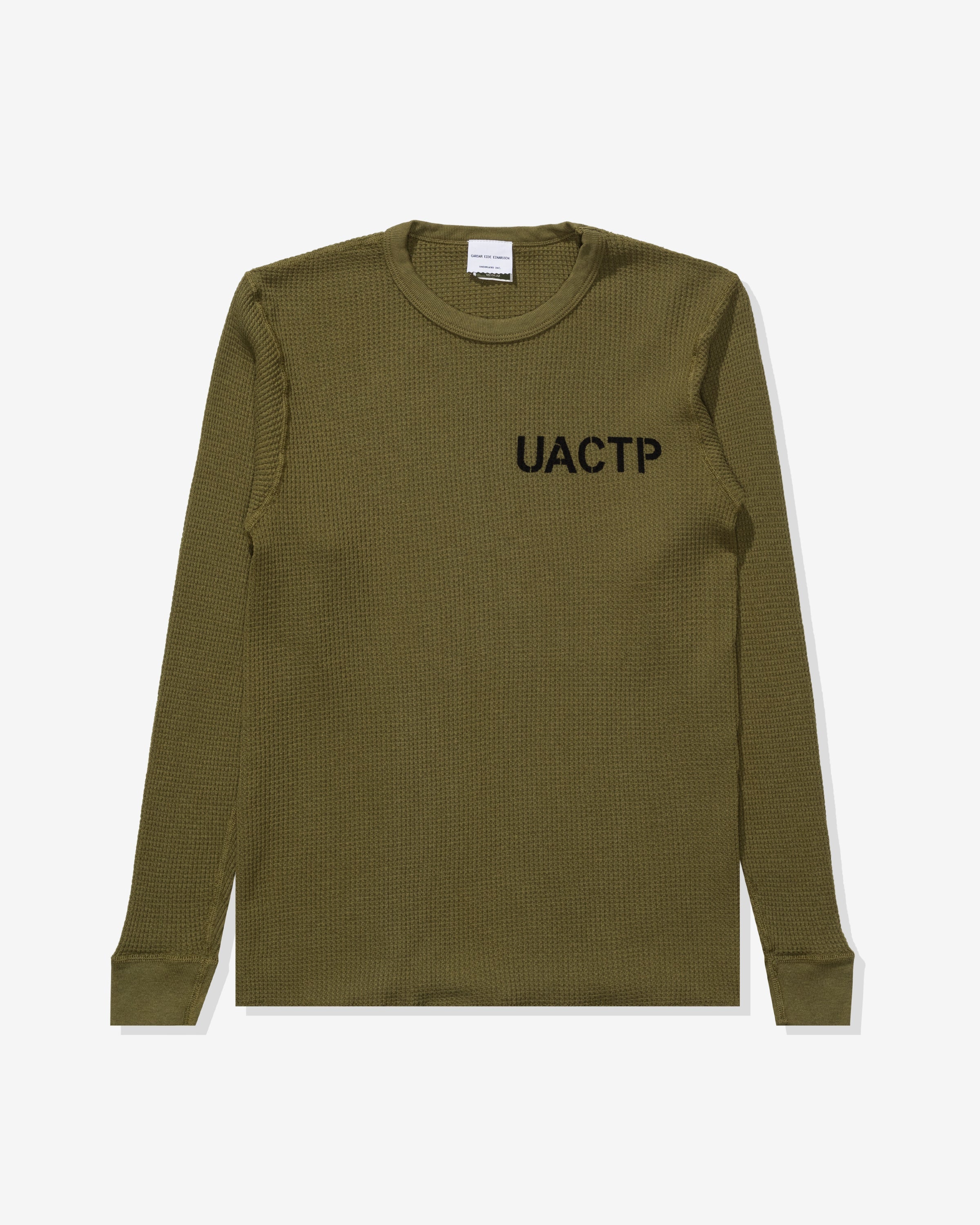 UACTP X GARDAR EIDE EINARSSON STENCIL L/S THERMAL - OLIVE