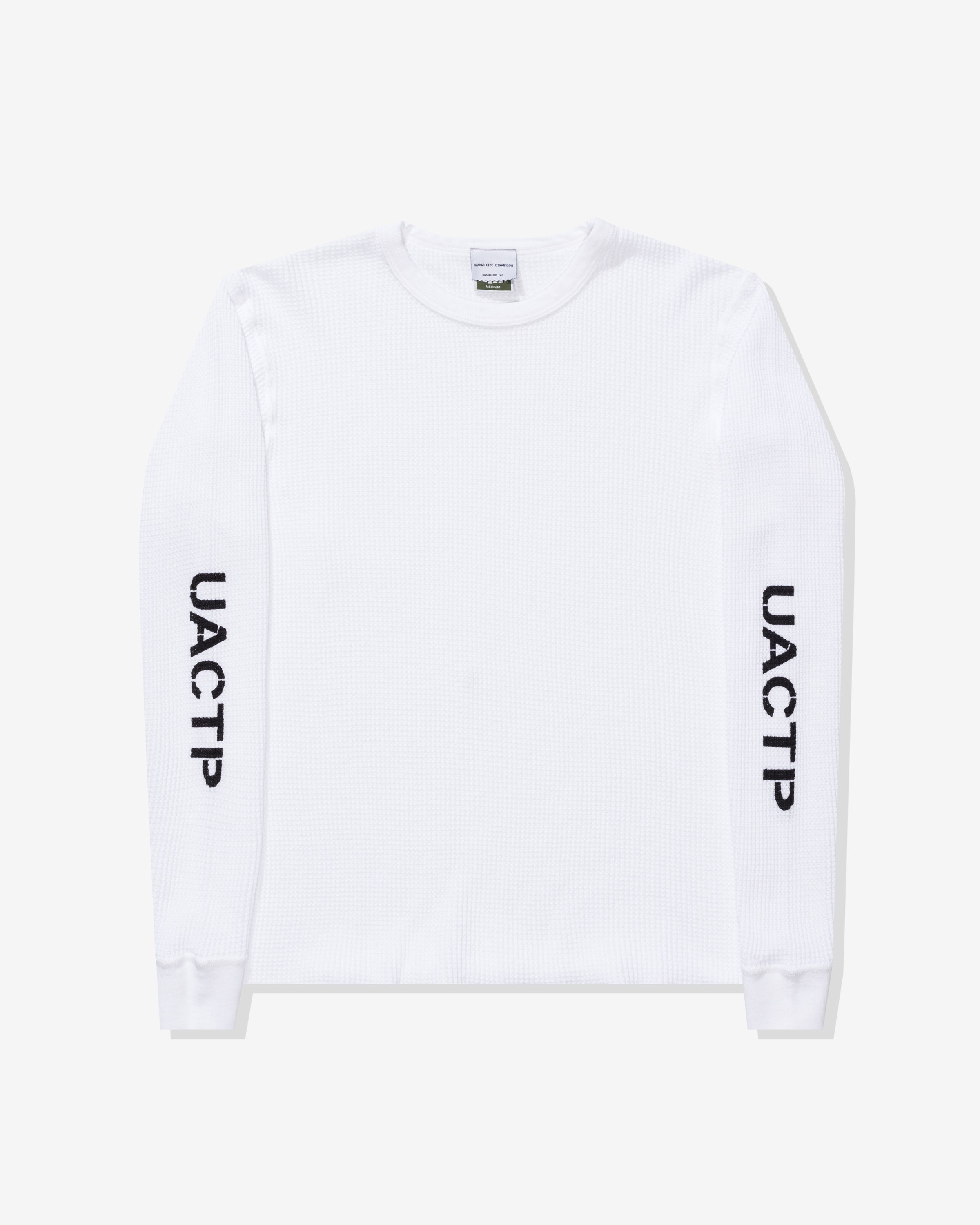 UACTP X GARDAR EIDE EINARSSON STENCIL L/S THERMAL - WHITE