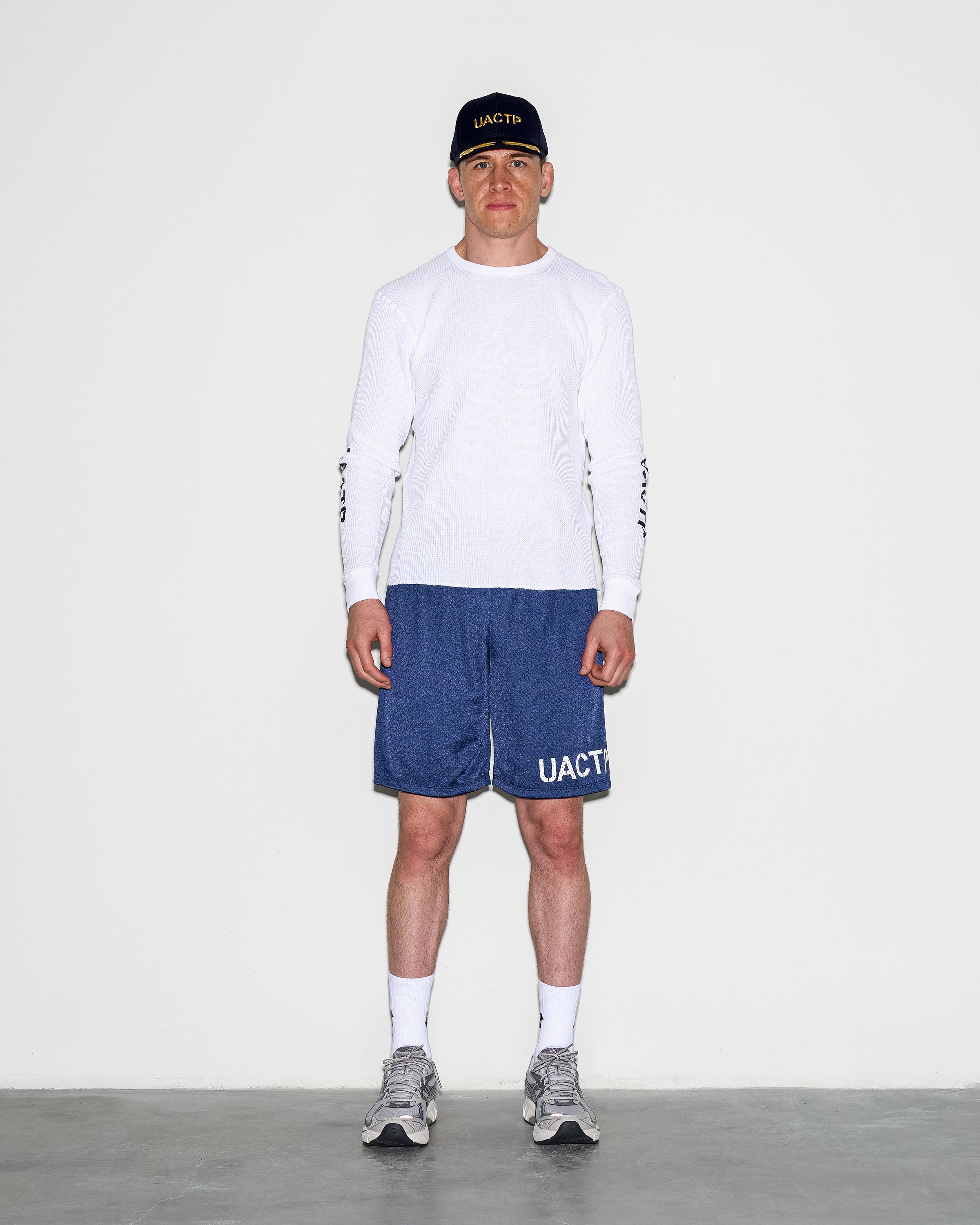UACTP X GARDAR EIDE EINARSSON STENCIL L/S THERMAL - WHITE