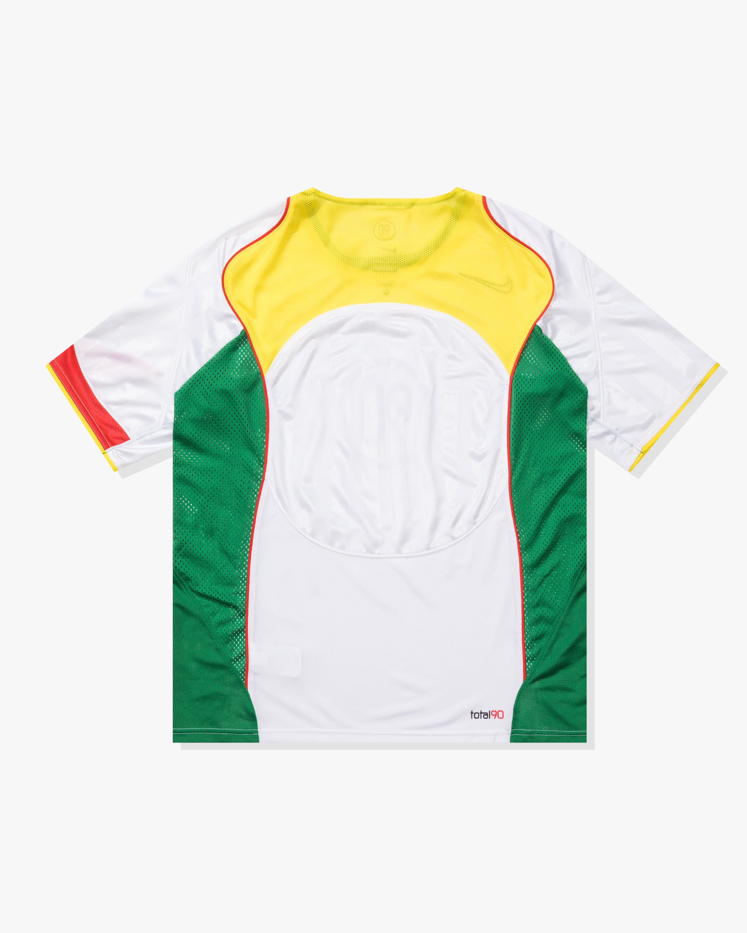NIKE TOTAL 90 MEN'S DRI-FIT SOCCER JERSEY - WHITE/ OPTICYELLOW -