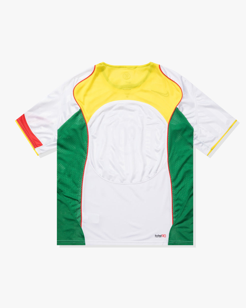 NIKE TOTAL 90 MEN'S DRI-FIT SOCCER JERSEY - WHITE/ OPTICYELLOW -