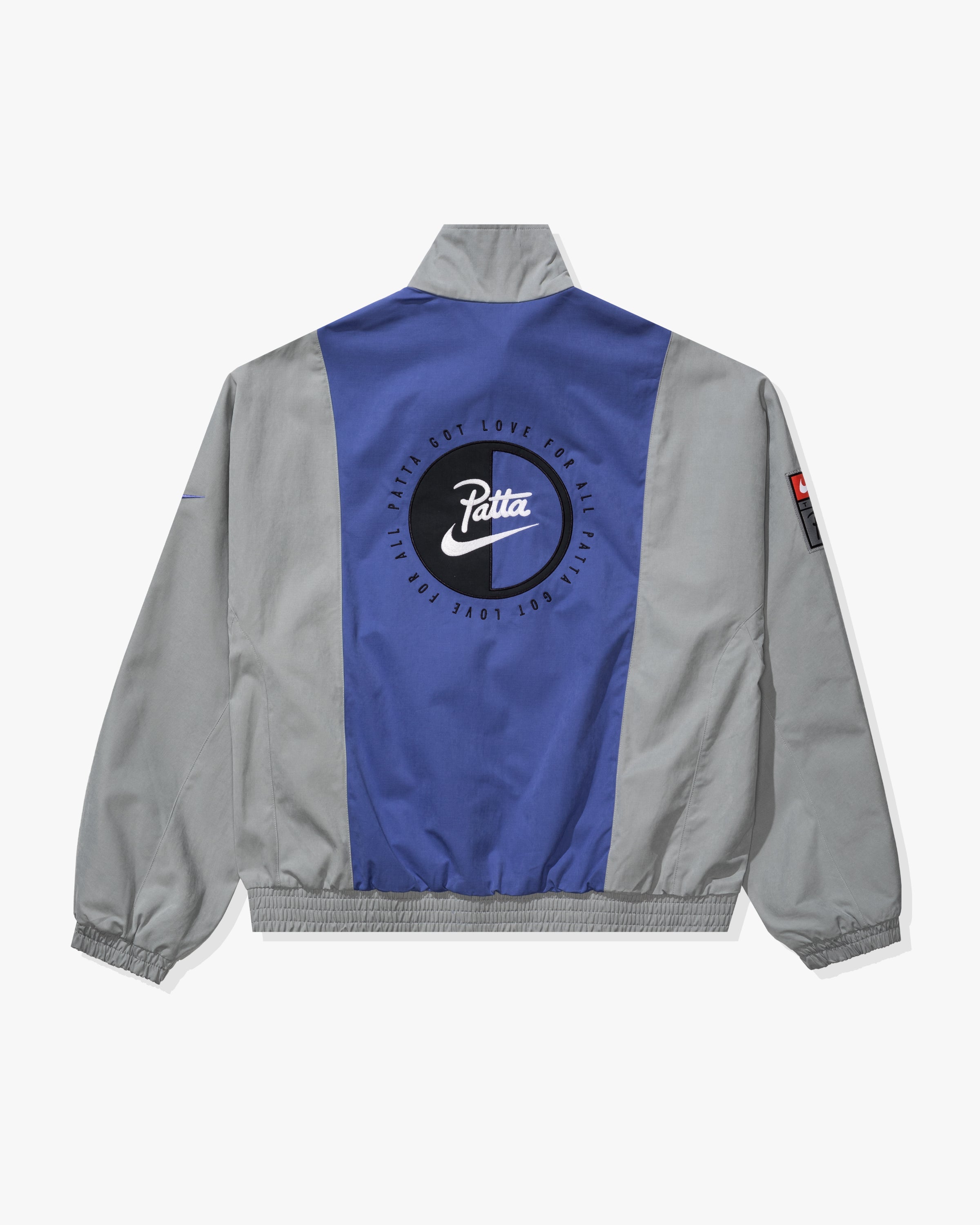 NIKE NRG X PATTA TRACK JACKET - PARTICLEGREY -
