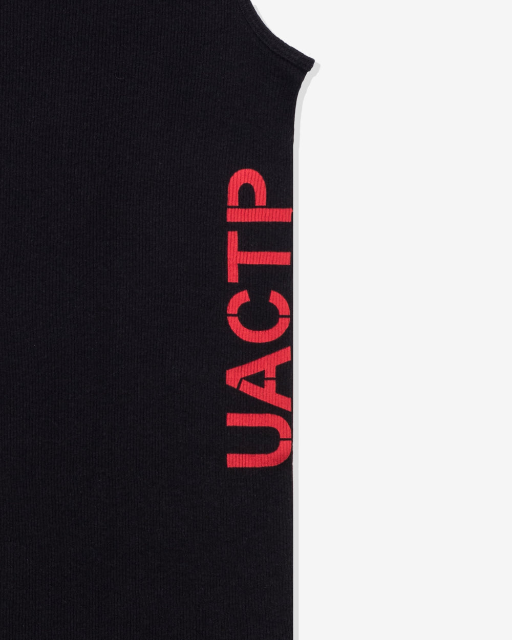UACTP X GARDAR EIDE EINARSSON STENCIL RIB TANK - BLACK