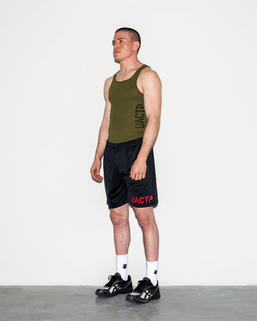 UACTP X GARDAR EIDE EINARSSON STENCIL RIB TANK - BLACK