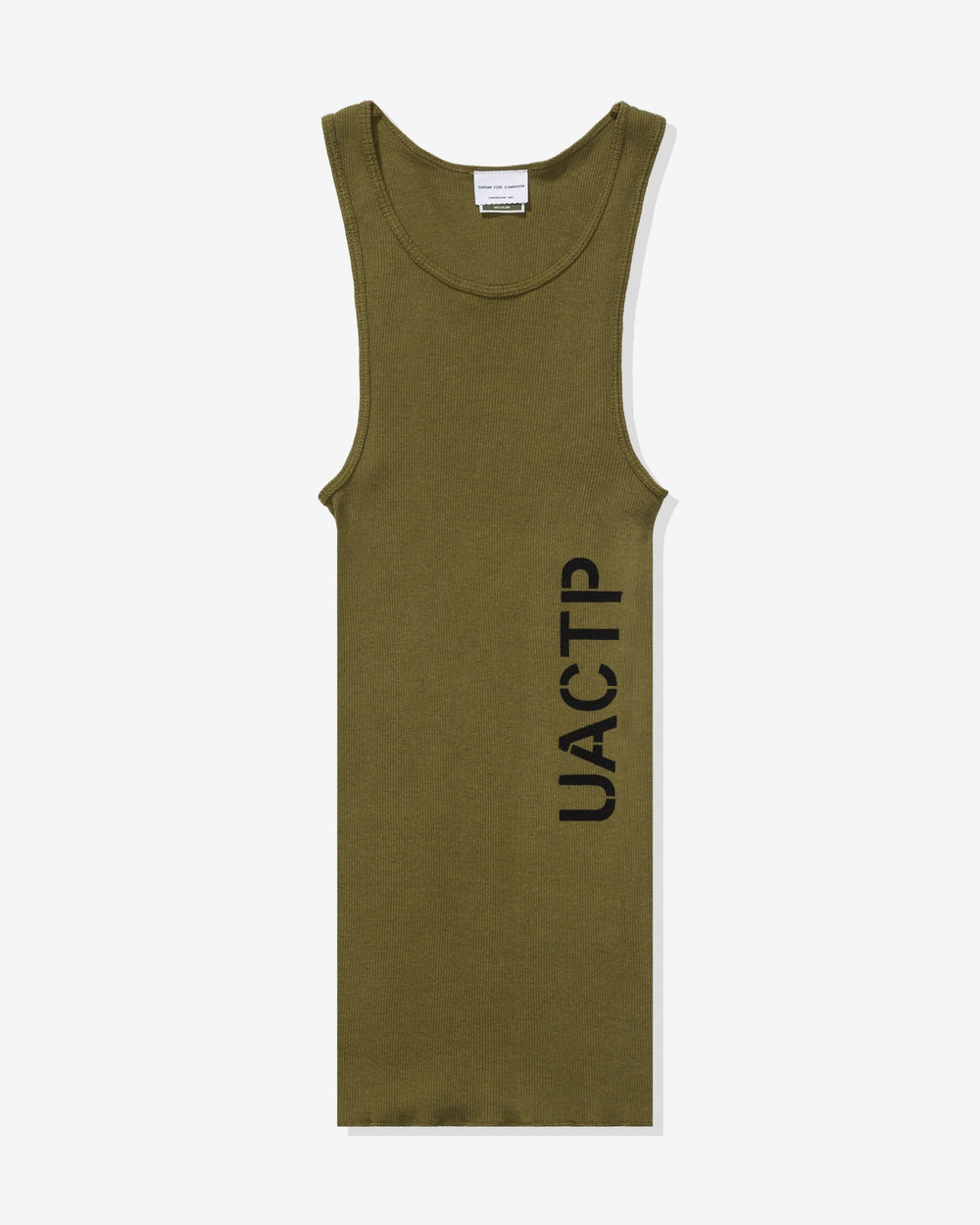 UACTP X GARDAR EIDE EINARSSON STENCIL RIB TANK - OLIVE