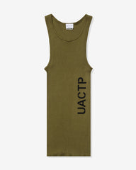 UACTP X GARDAR EIDE EINARSSON STENCIL RIB TANK - OLIVE