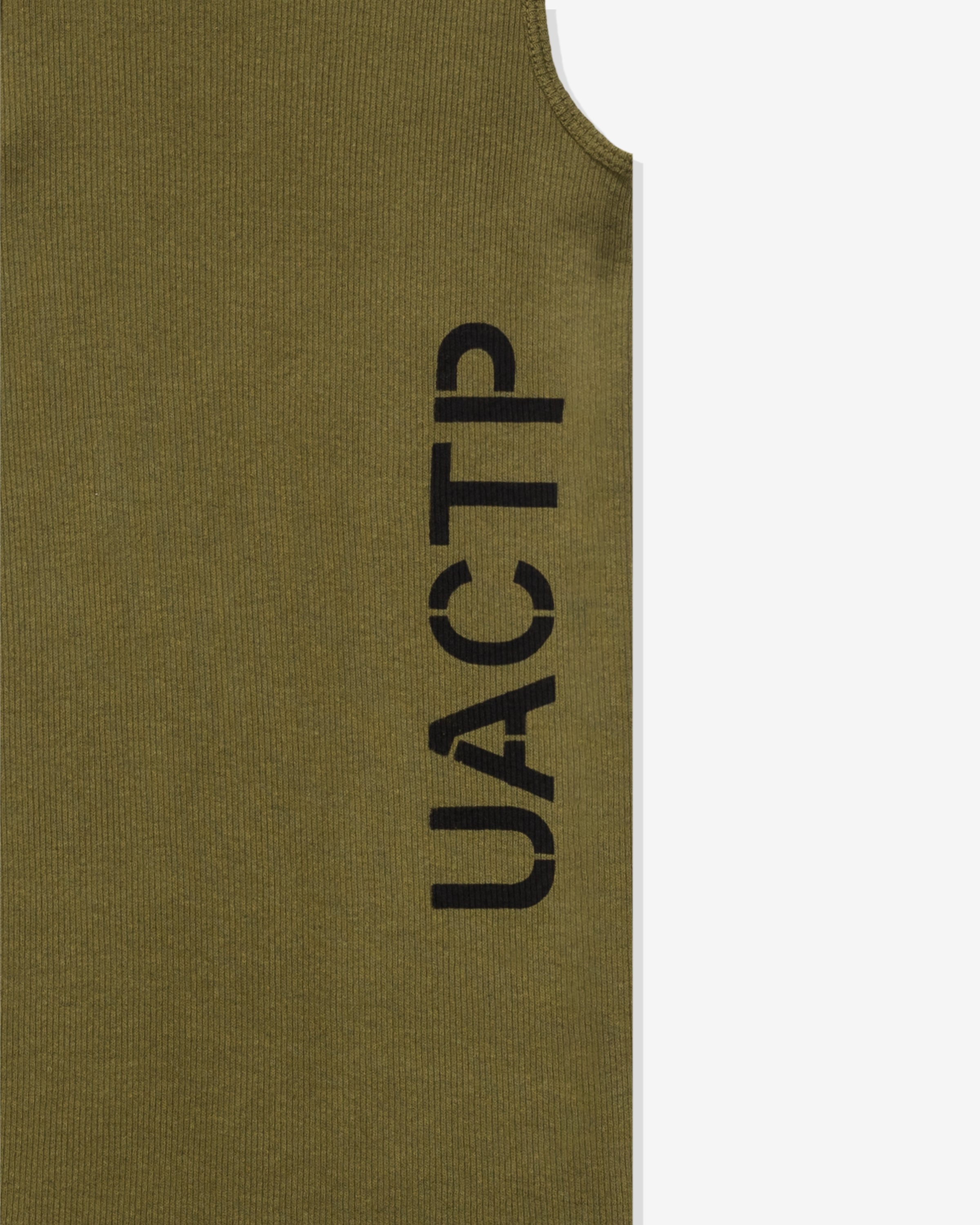 UACTP X GARDAR EIDE EINARSSON STENCIL RIB TANK - OLIVE