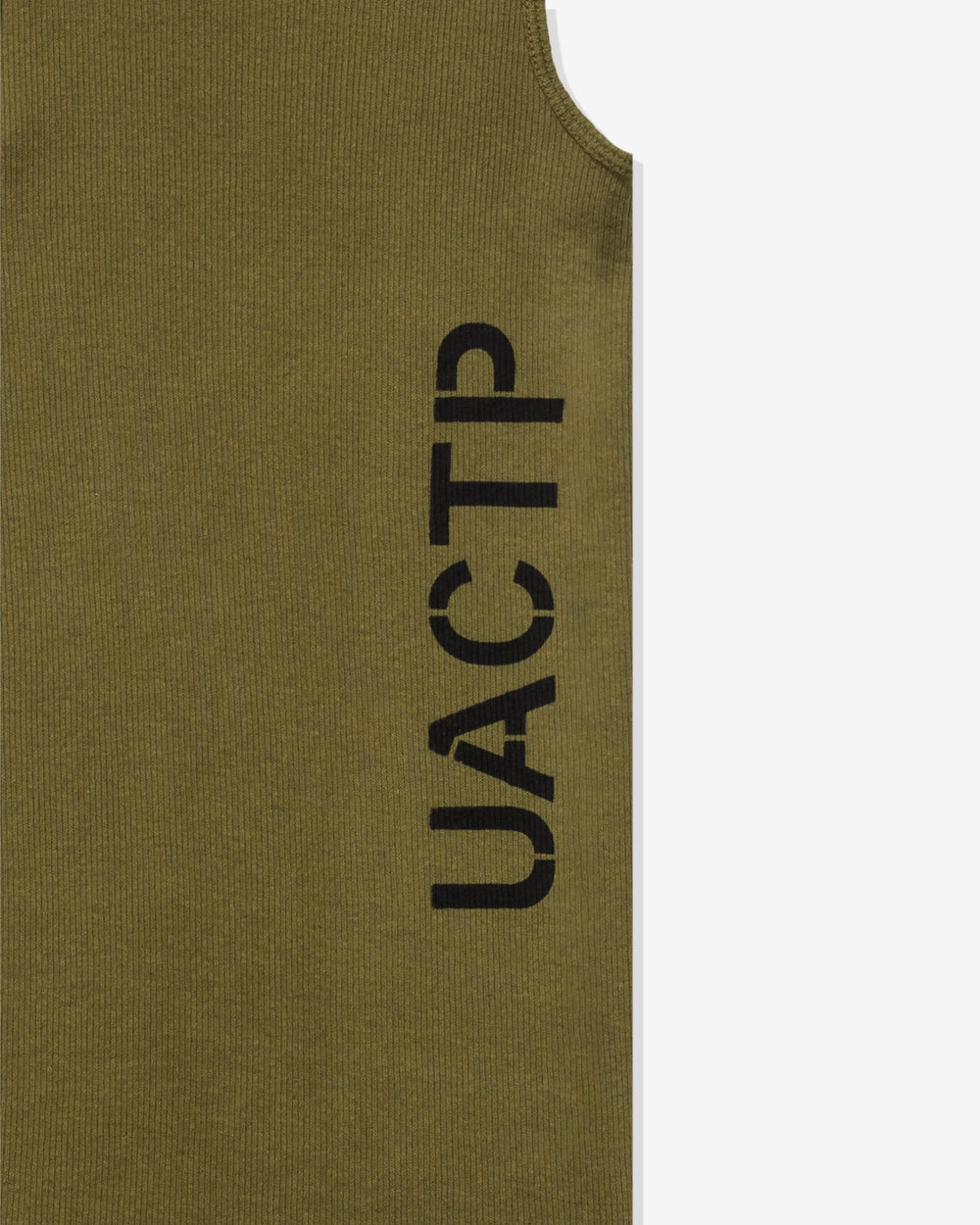 UACTP X GARDAR EIDE EINARSSON STENCIL RIB TANK - OLIVE