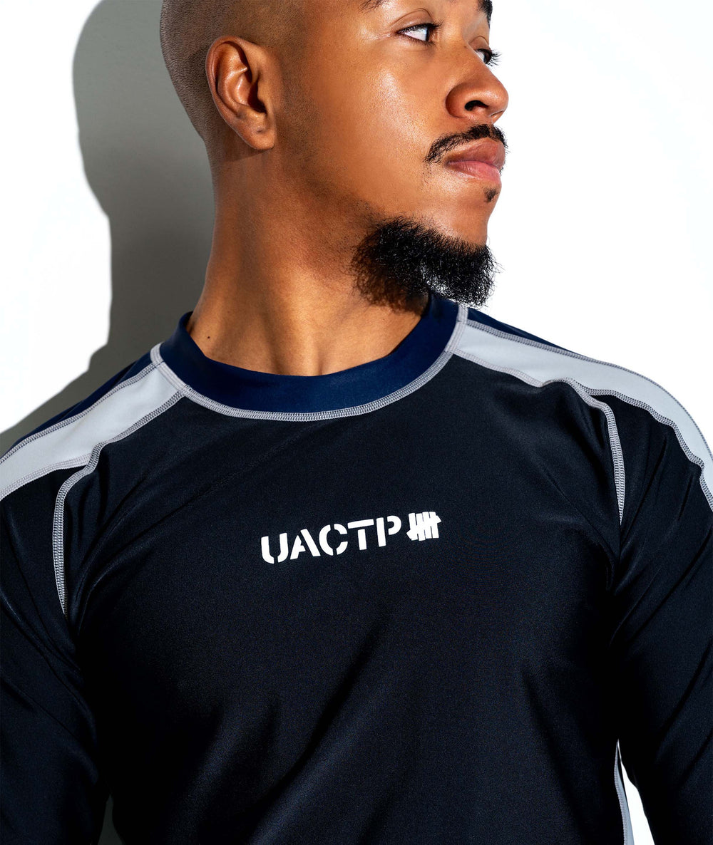 UACTP COMPRESSION L/S SHIRT - BLACK/ GREY