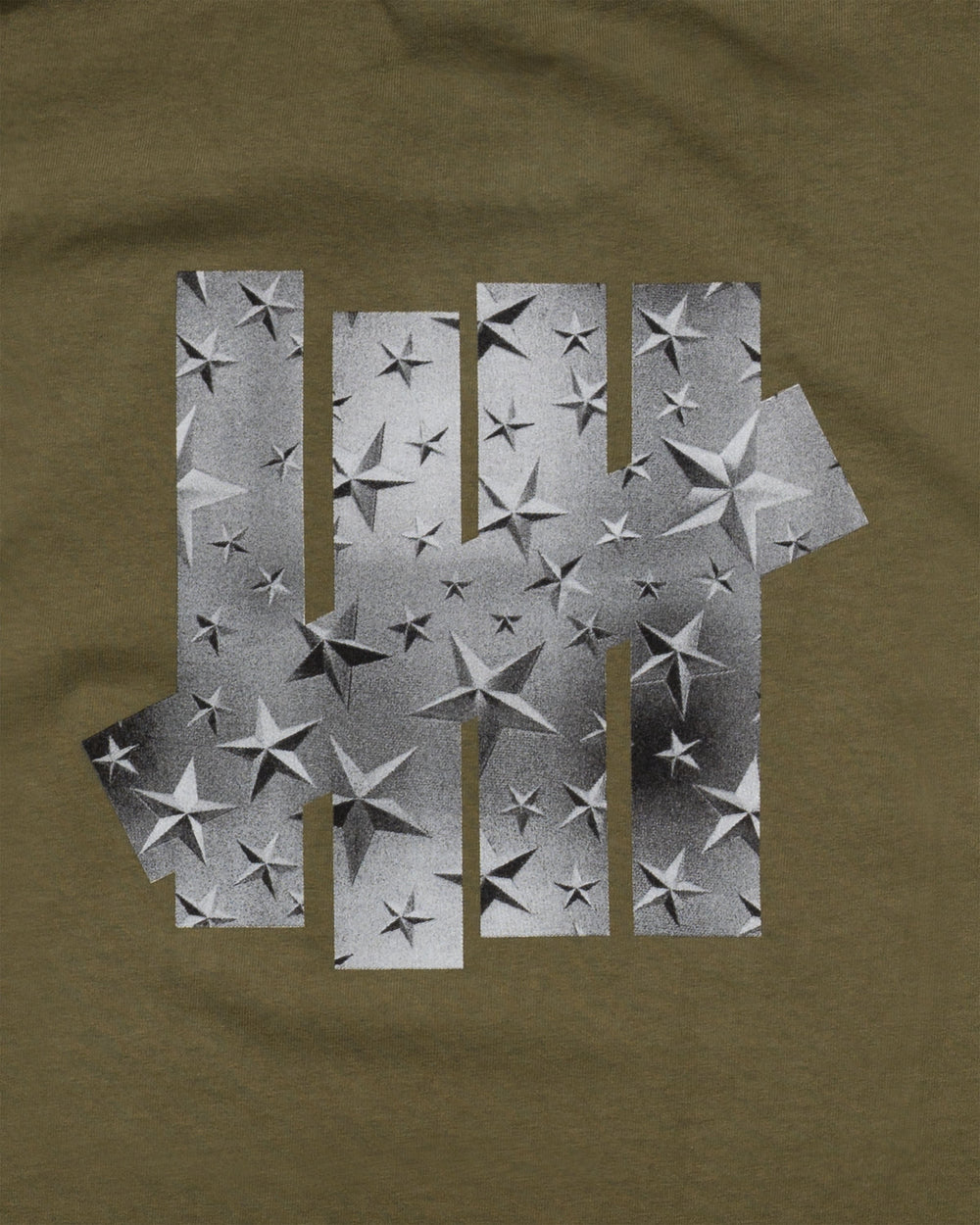 UNDEFEATED FOIL PHOTO ICON S/S TEE - OLIVE -