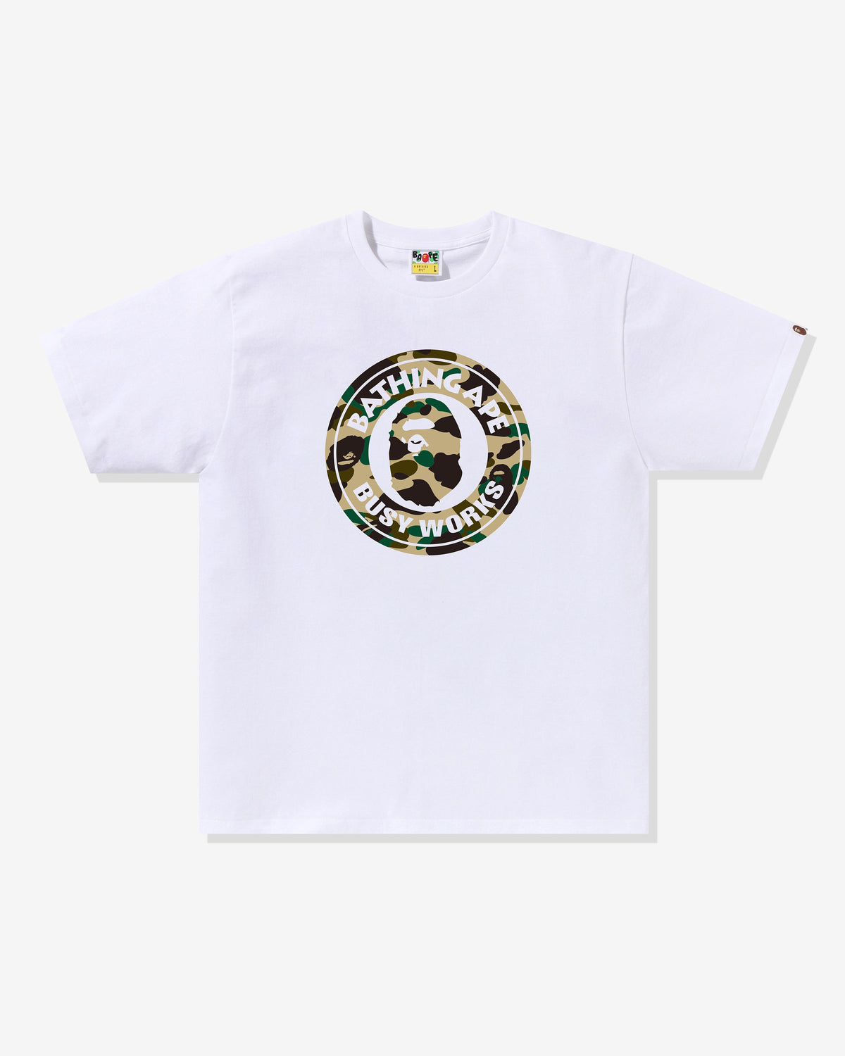 BAPE 1ST CAMO BUSY WORKS TEE - WHITE
