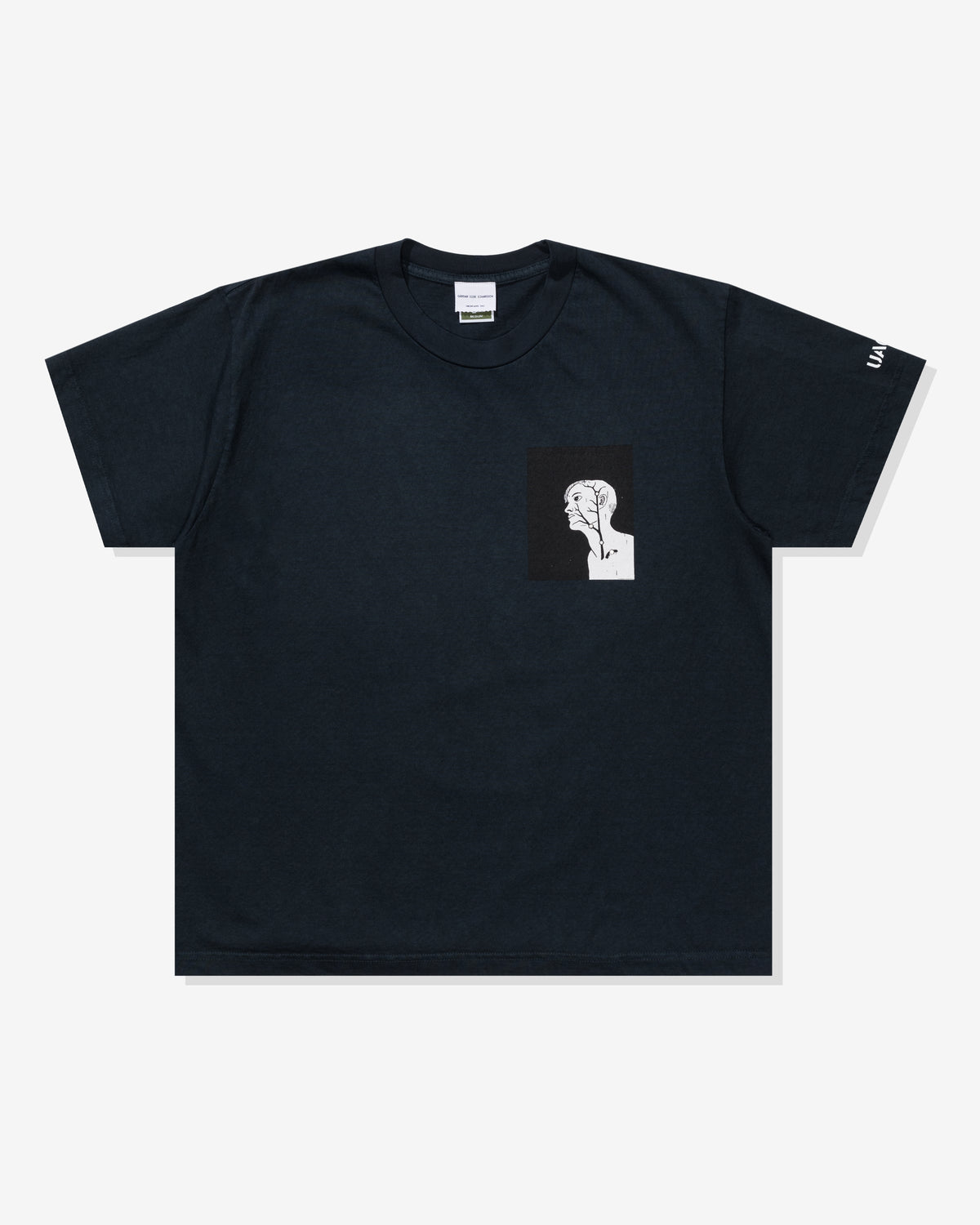 UACTP X GARDAR EIDE EINARSSON NERVE S/S TEE - BLACK