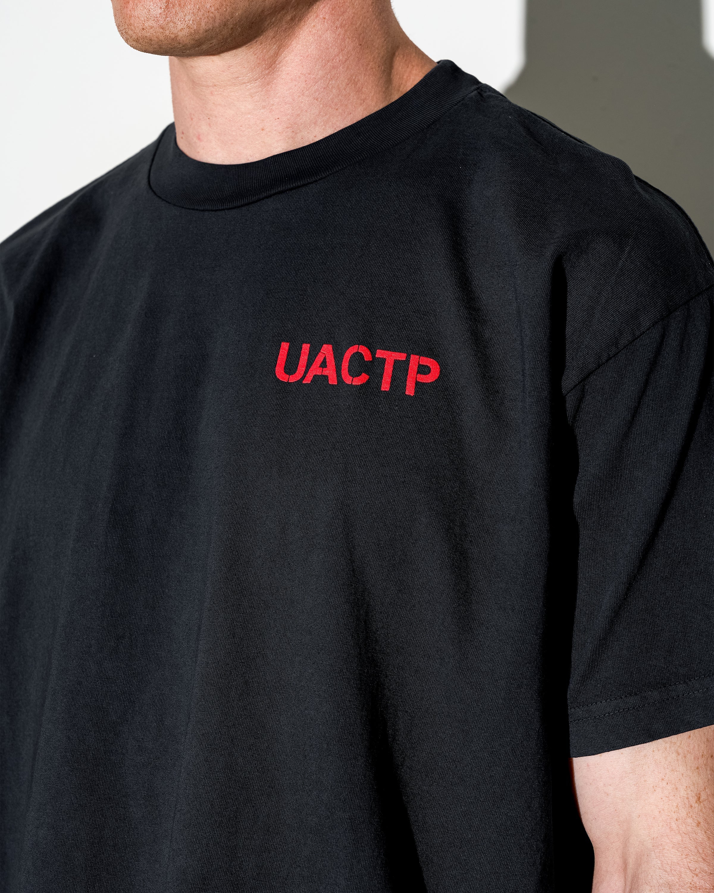 UACTP X GARDAR EIDE EINARSSON STENCIL S/S TEE - BLACK