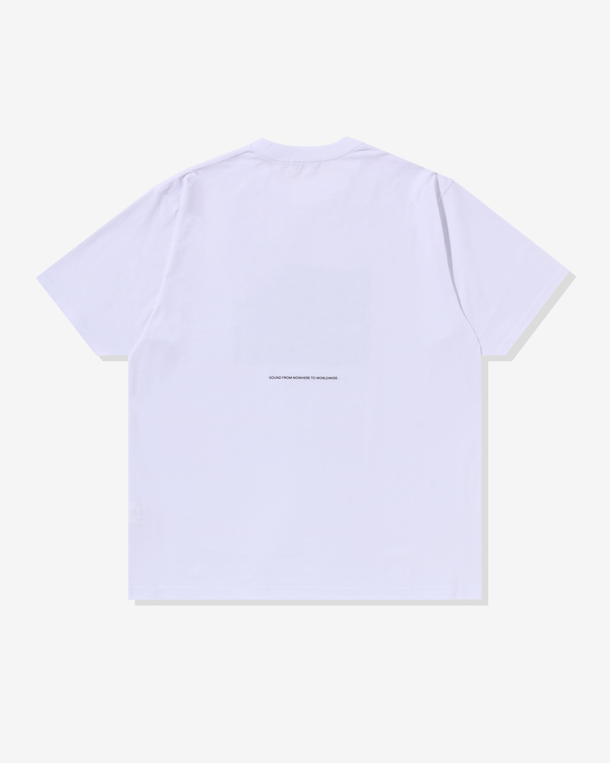 BAPE (B)APE SOUNDS LOGO TEE - WHITE -
