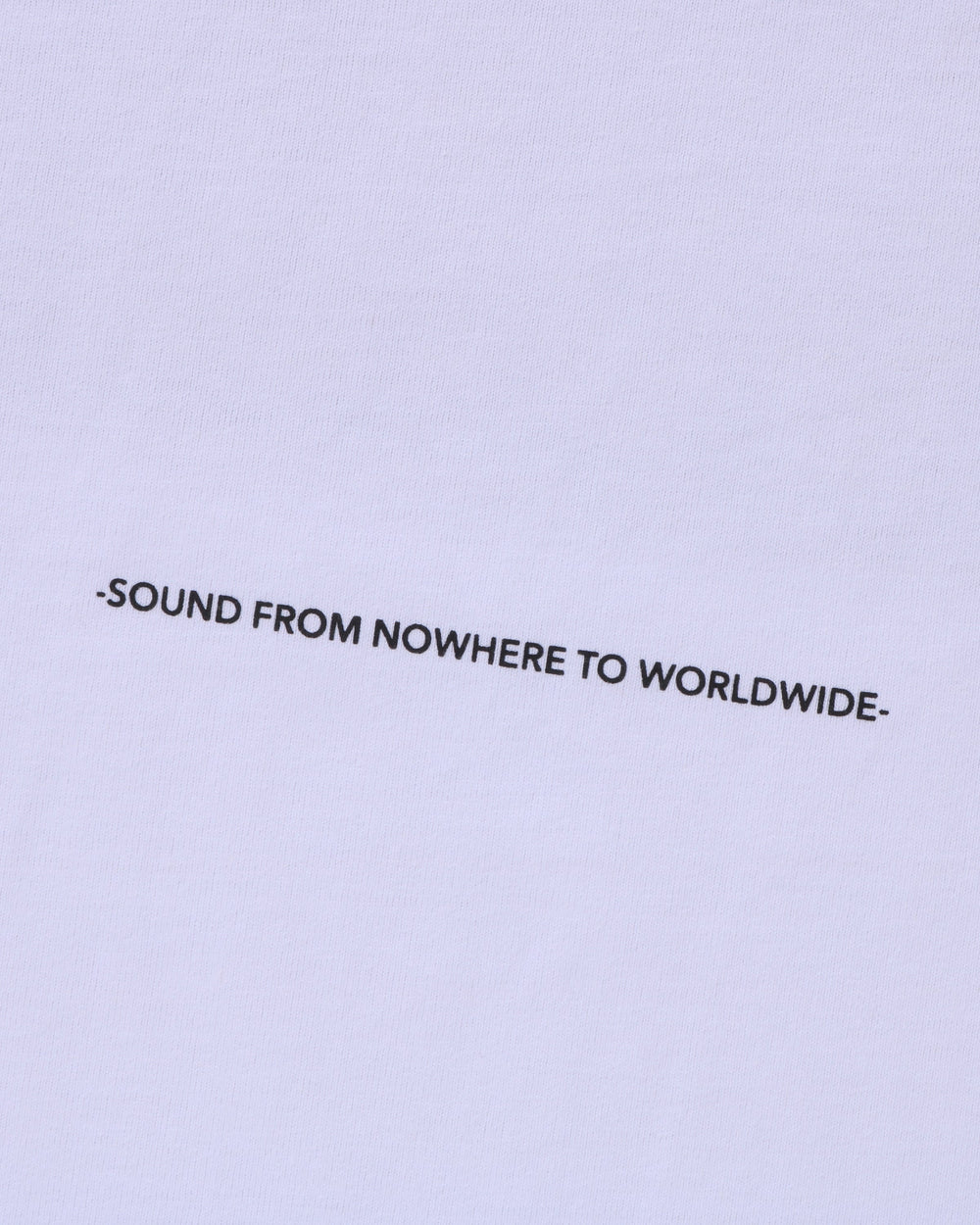 BAPE (B)APE SOUNDS LOGO TEE - WHITE -