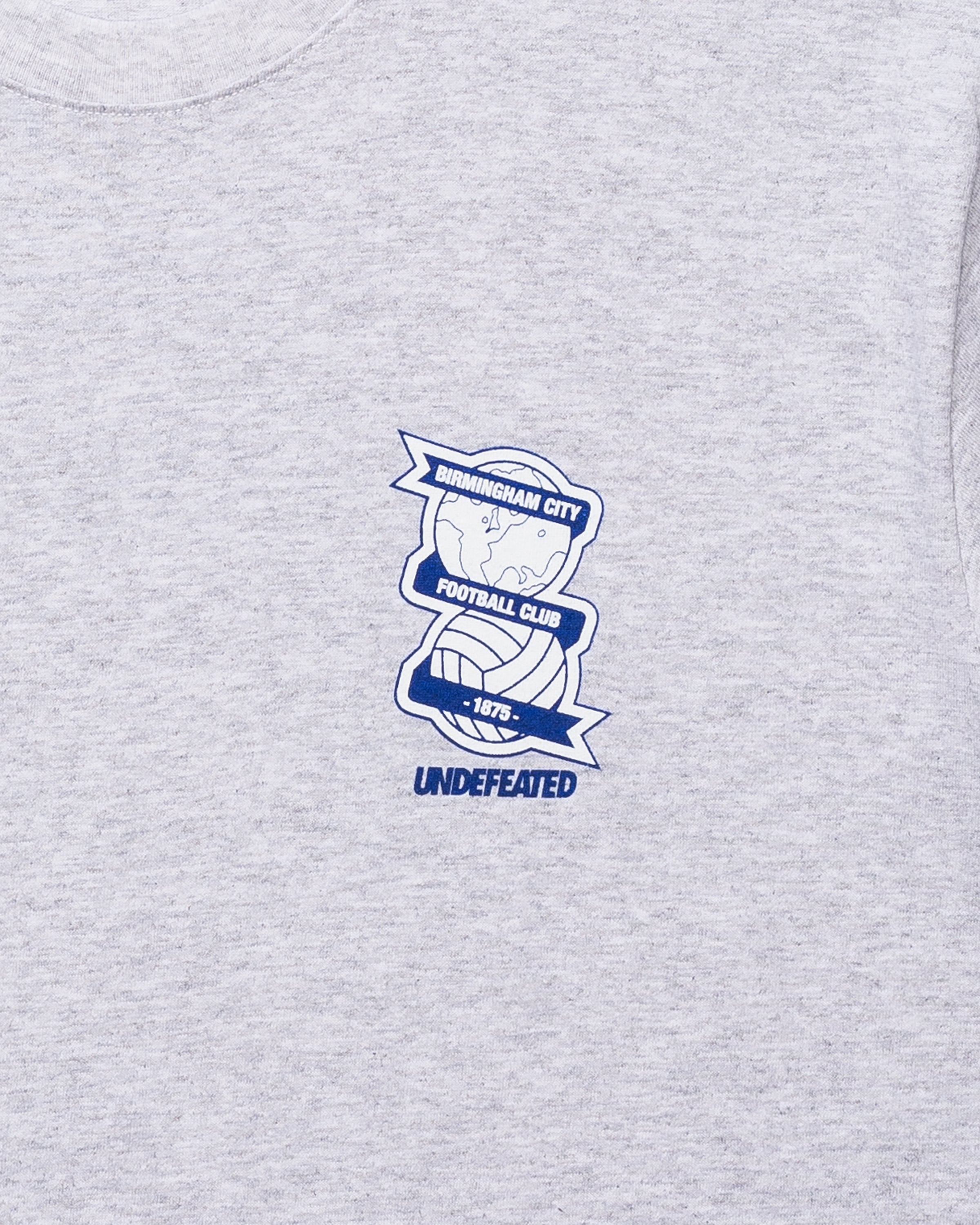 UNDEFEATED X BCFC KRO1 S/S TEE - HEATHER GREY -