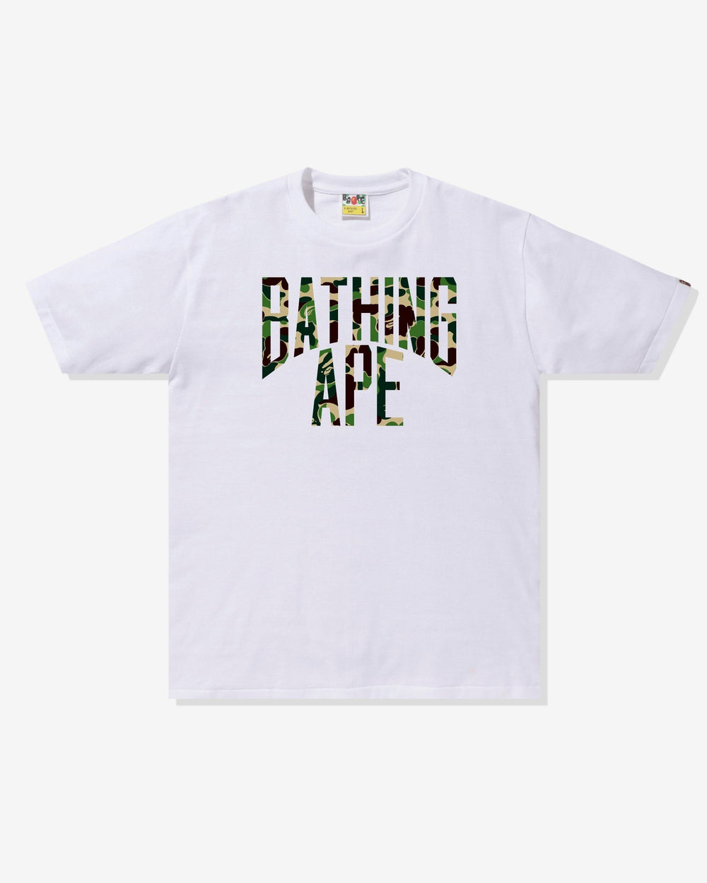 BAPE ABC CAMO NYC LOGO TEE - WHITE -