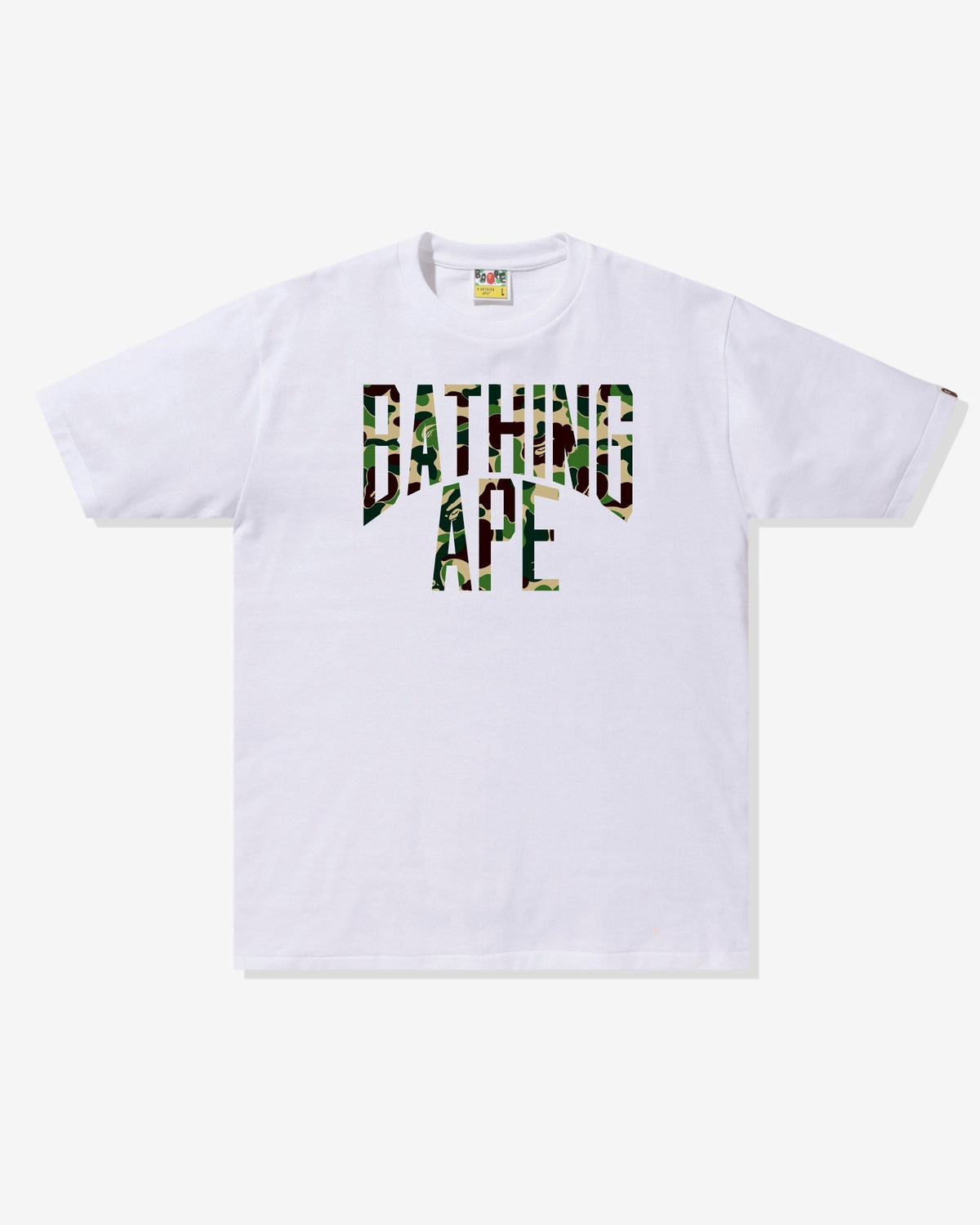 BAPE ABC CAMO NYC LOGO TEE - WHITE -
