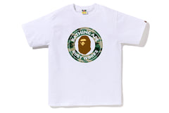 BAPE WOODLAND CAMO BUSY WORKS TEE - WHITE -
