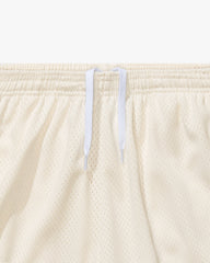 UNDEFEATED ICON HOOP SHORT - IVORY