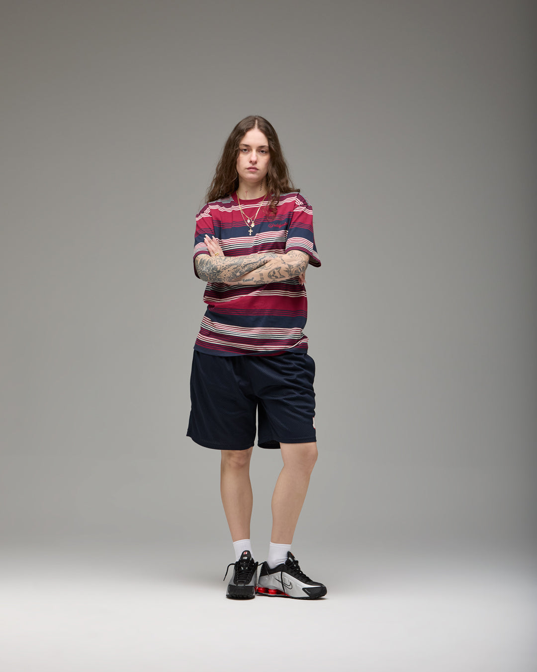 UNDEFEATED ICON HOOP SHORT - IVORY