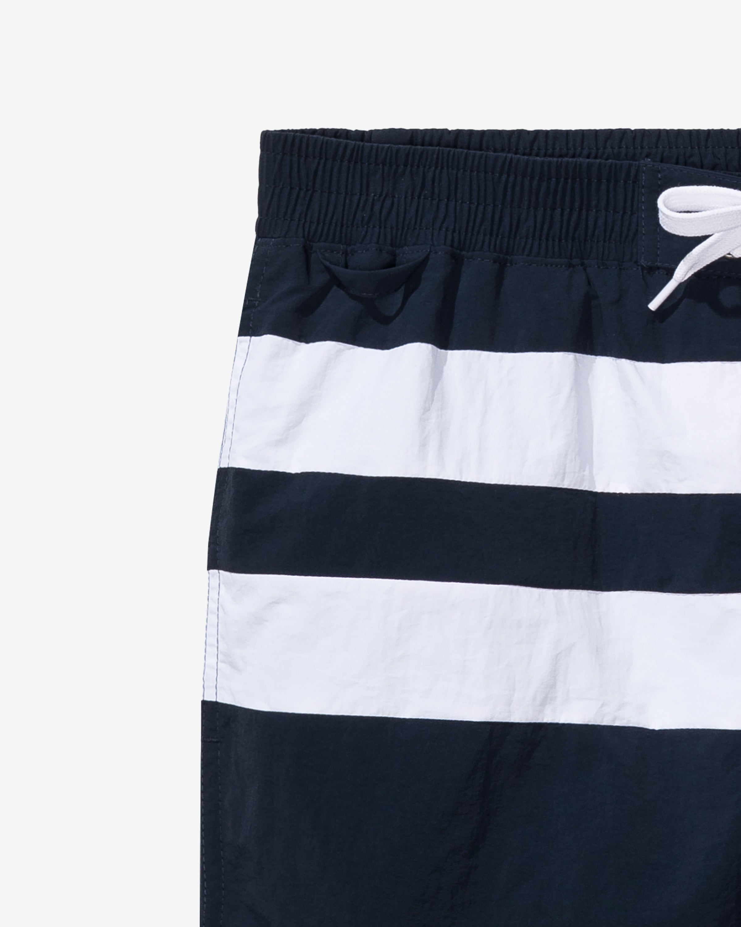 UNDEFEATED STRIPED SWIM SHORT - NAVY