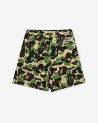 BAPE ABC CAMO ONE POINT RELAXED FIT WATER SHORTS - GREEN -